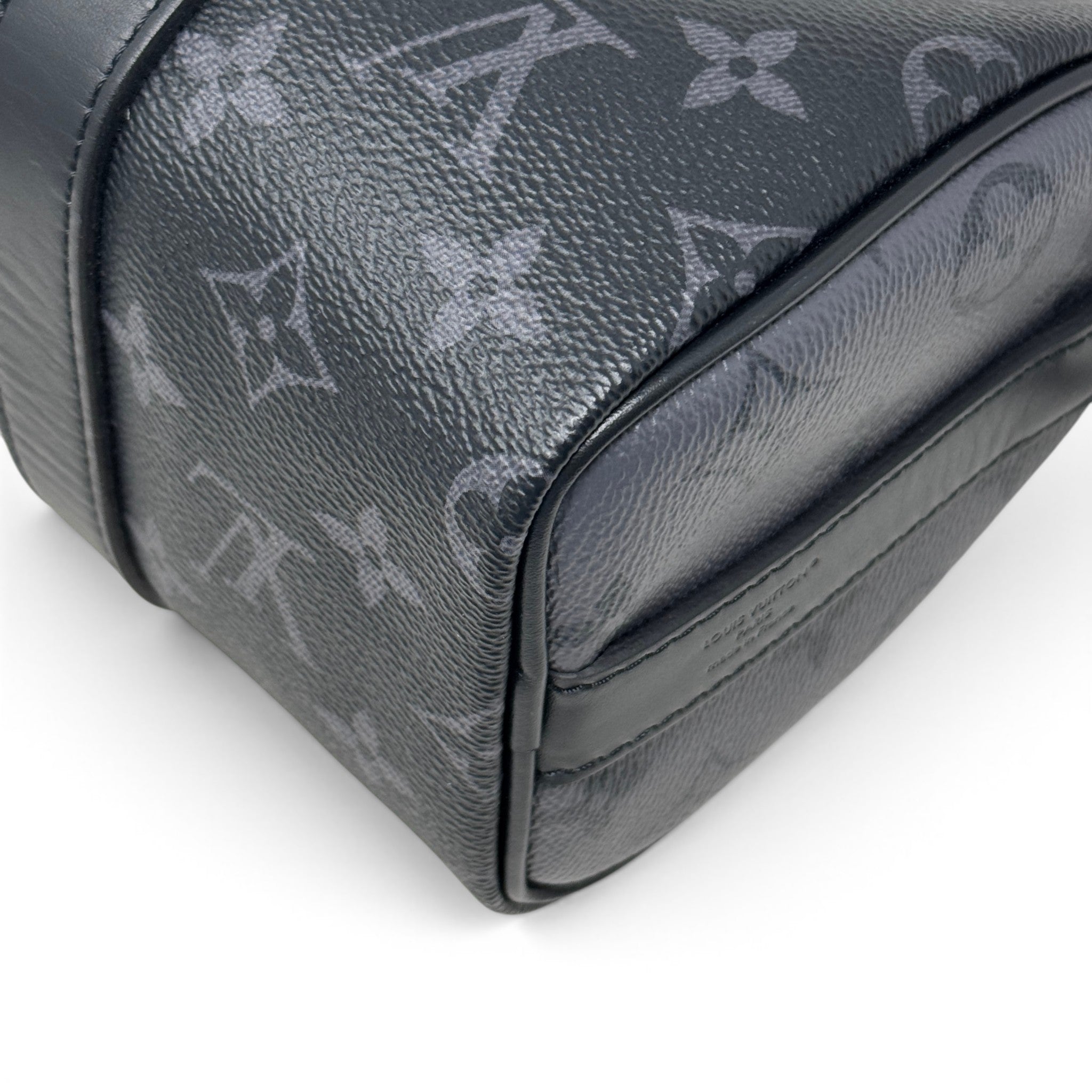 Louis Vuitton Black Keepall Bandouliere 25