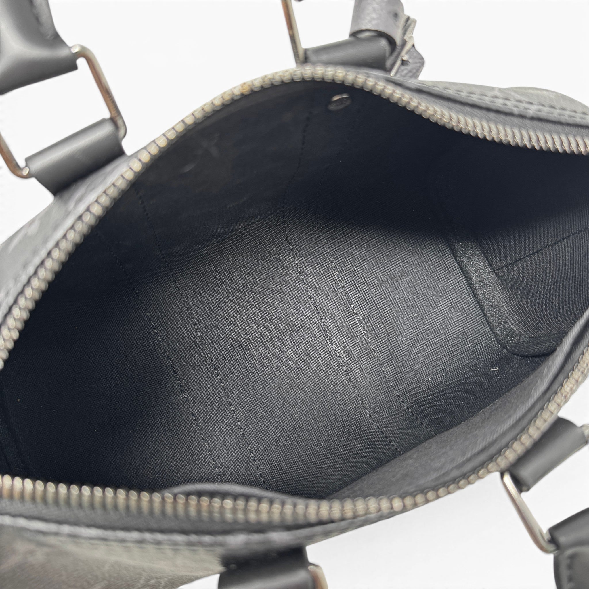 Louis Vuitton Black Keepall Bandouliere 25