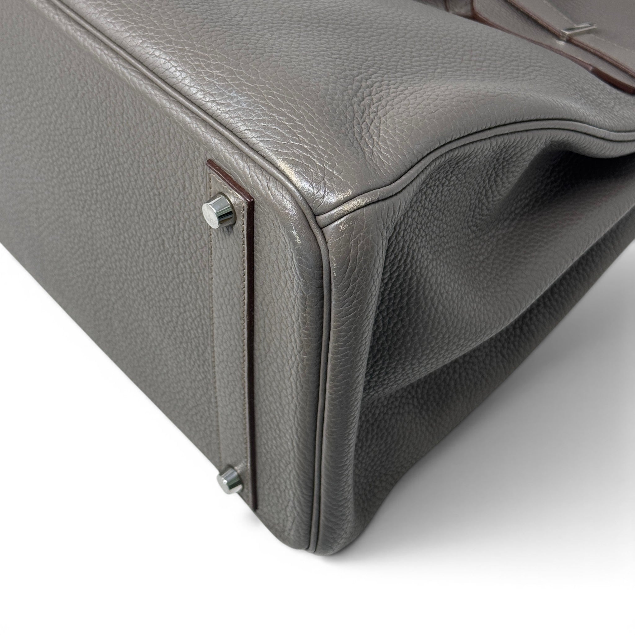Hermes Gris Etain Togo Birkin 40
