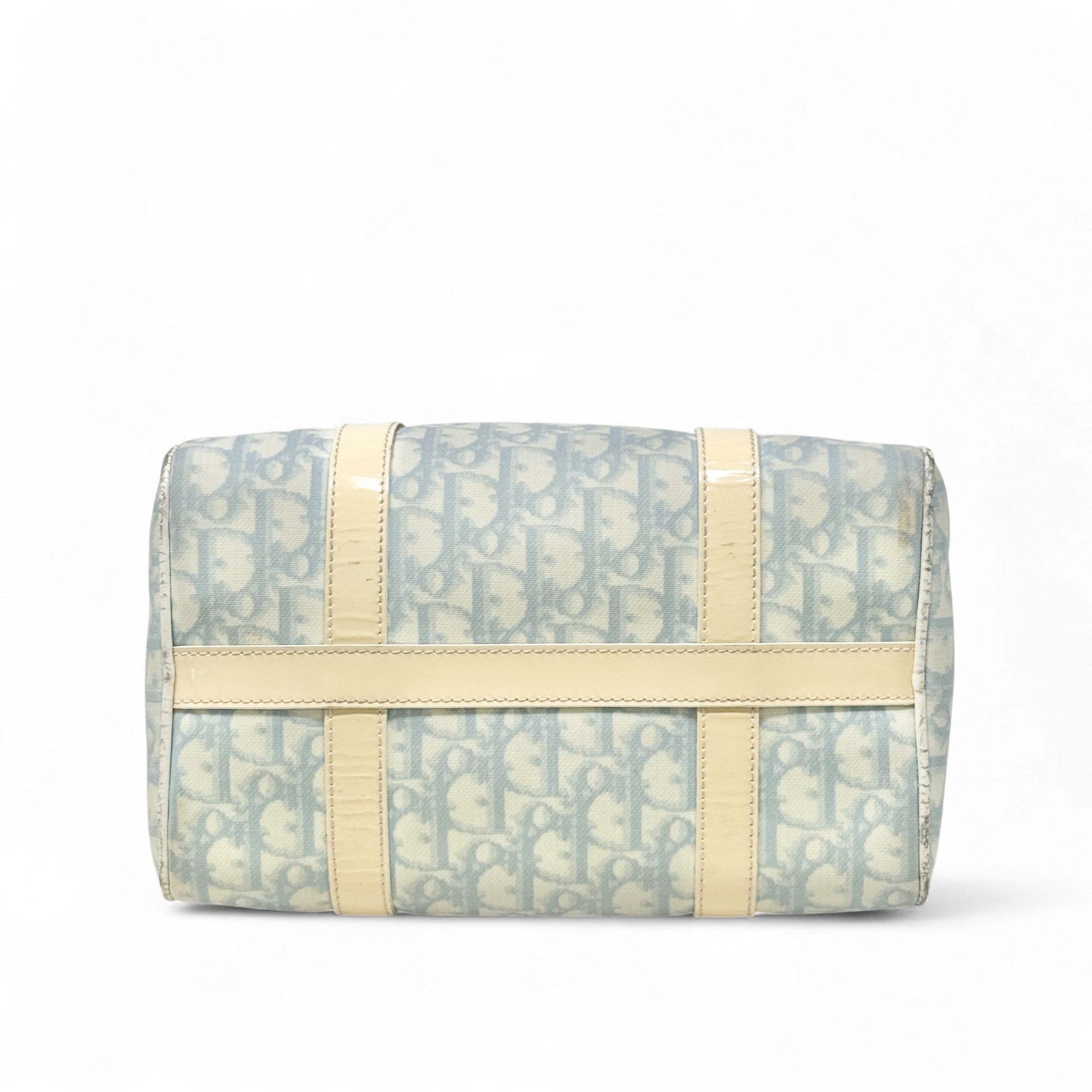 Dior Light Blue Oblique Boston Bag