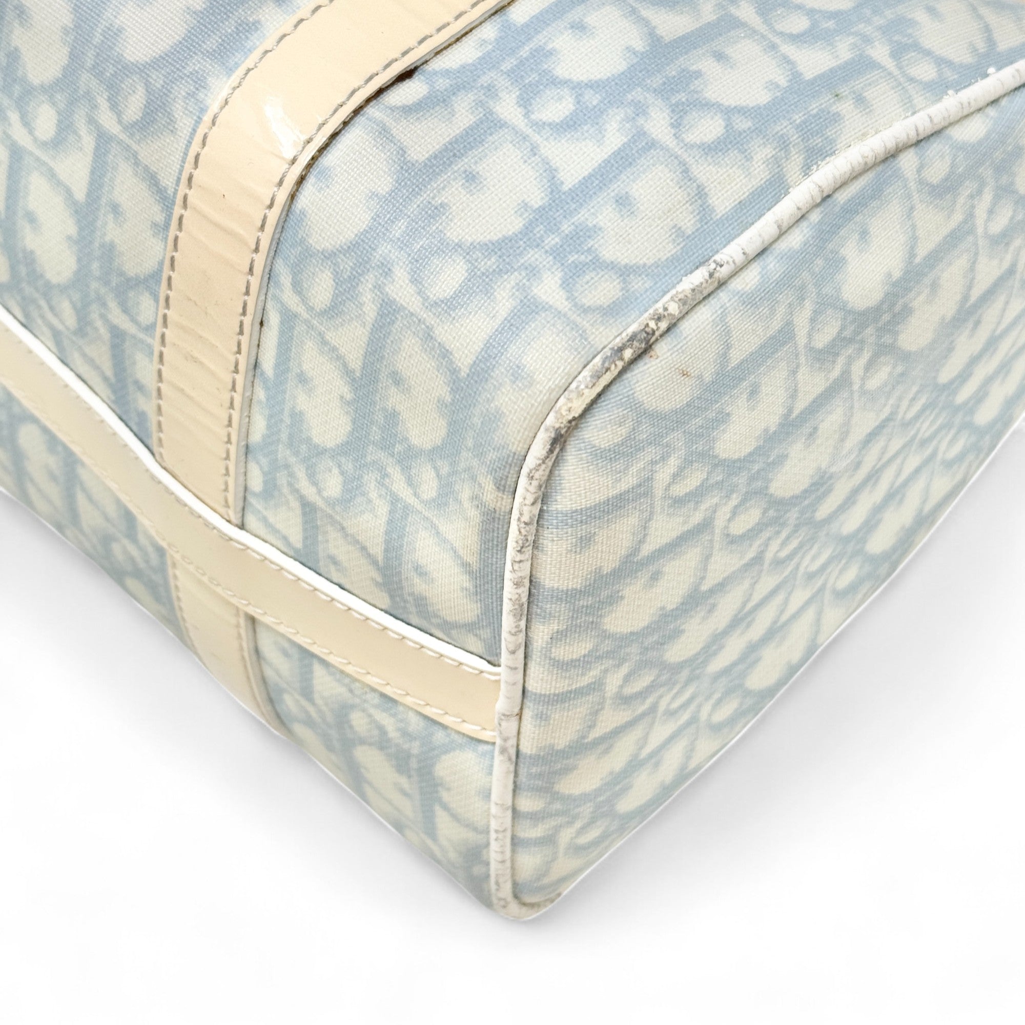 Dior Light Blue Oblique Boston Bag