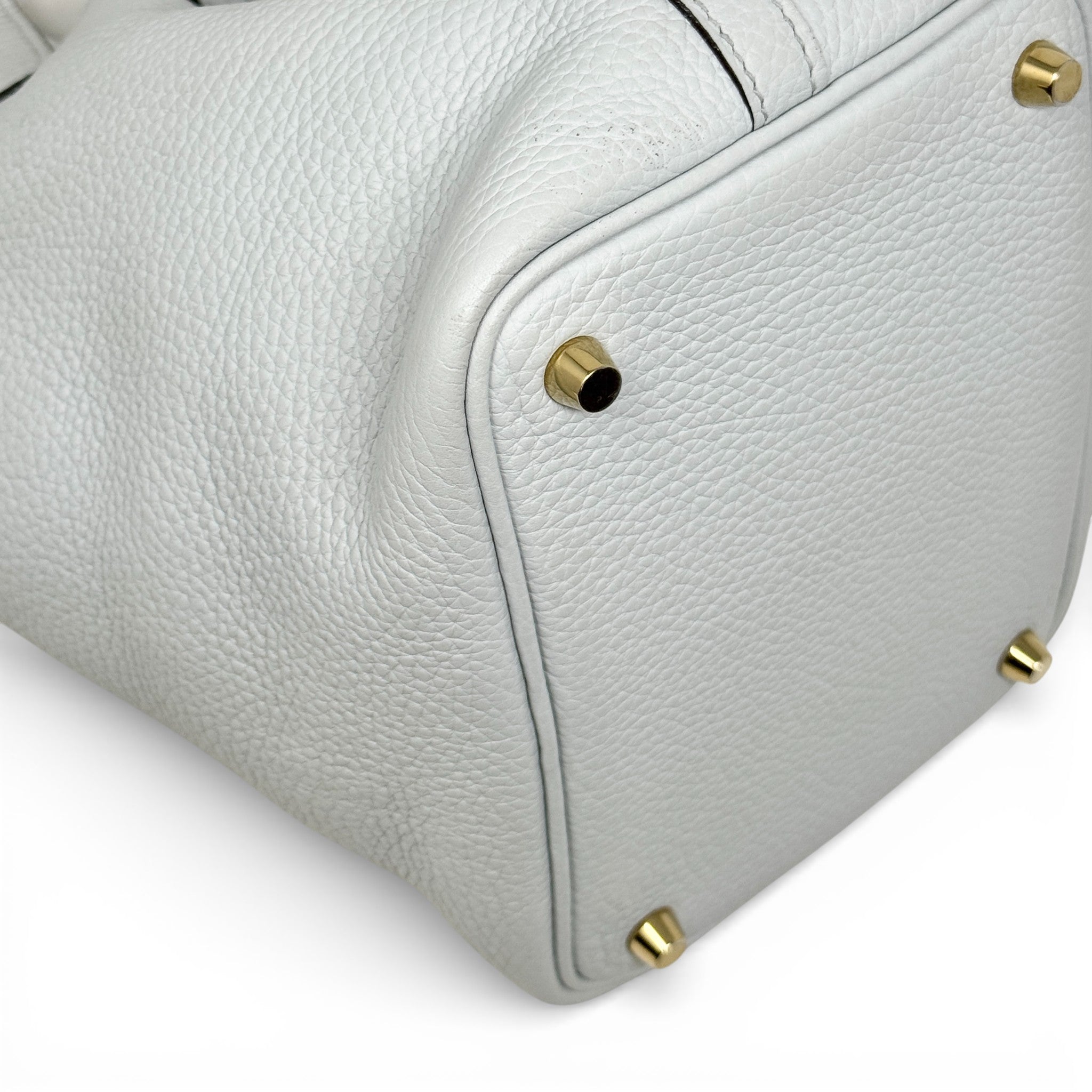 Hermes Blue Pale Clemence Picotin 18