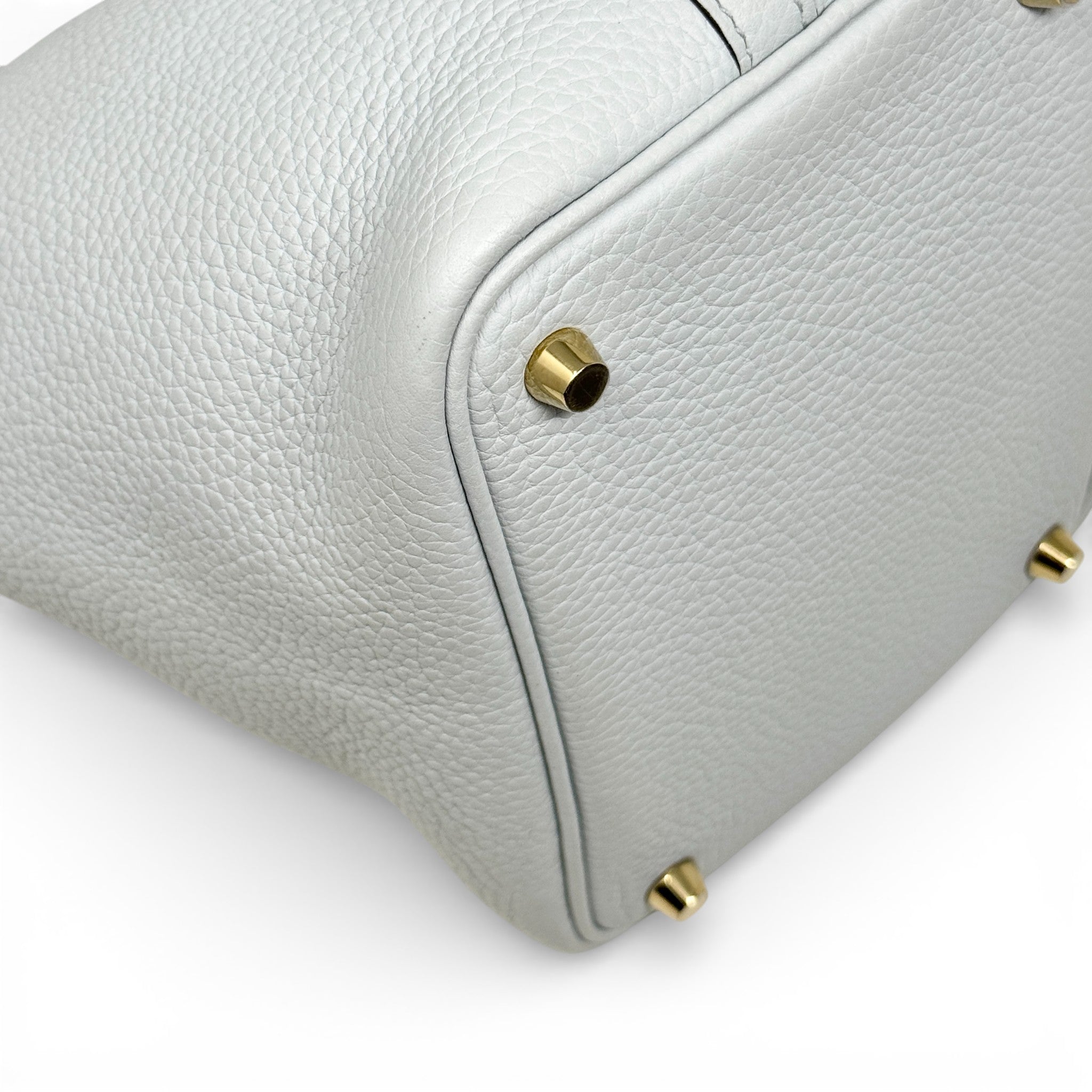 Hermes Blue Pale Clemence Picotin 18