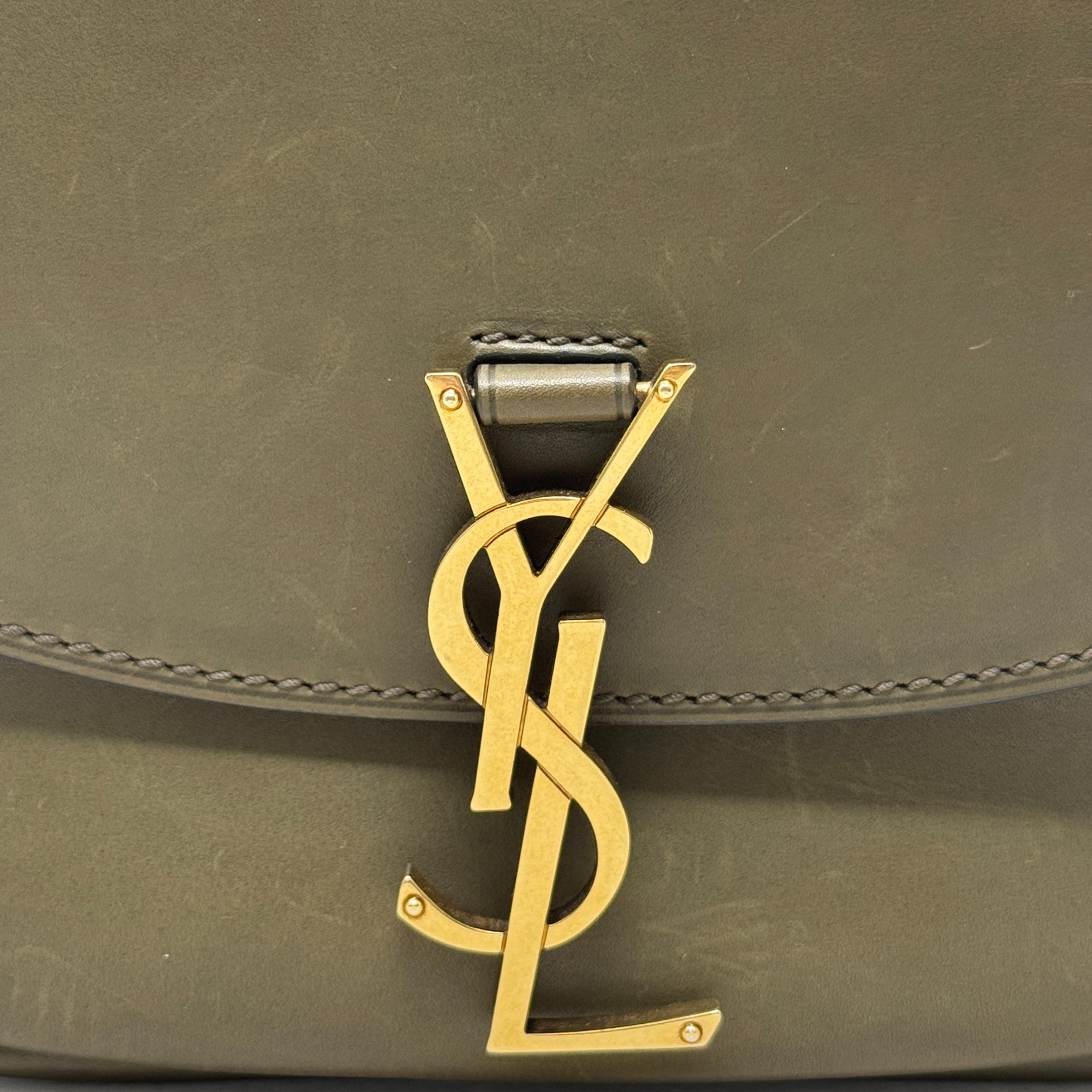 大SALE★Saint Laurent★ショルダーバッグ★KHAKI Saint Laurent Khaki Small Kaia Bag | Jadore Couture