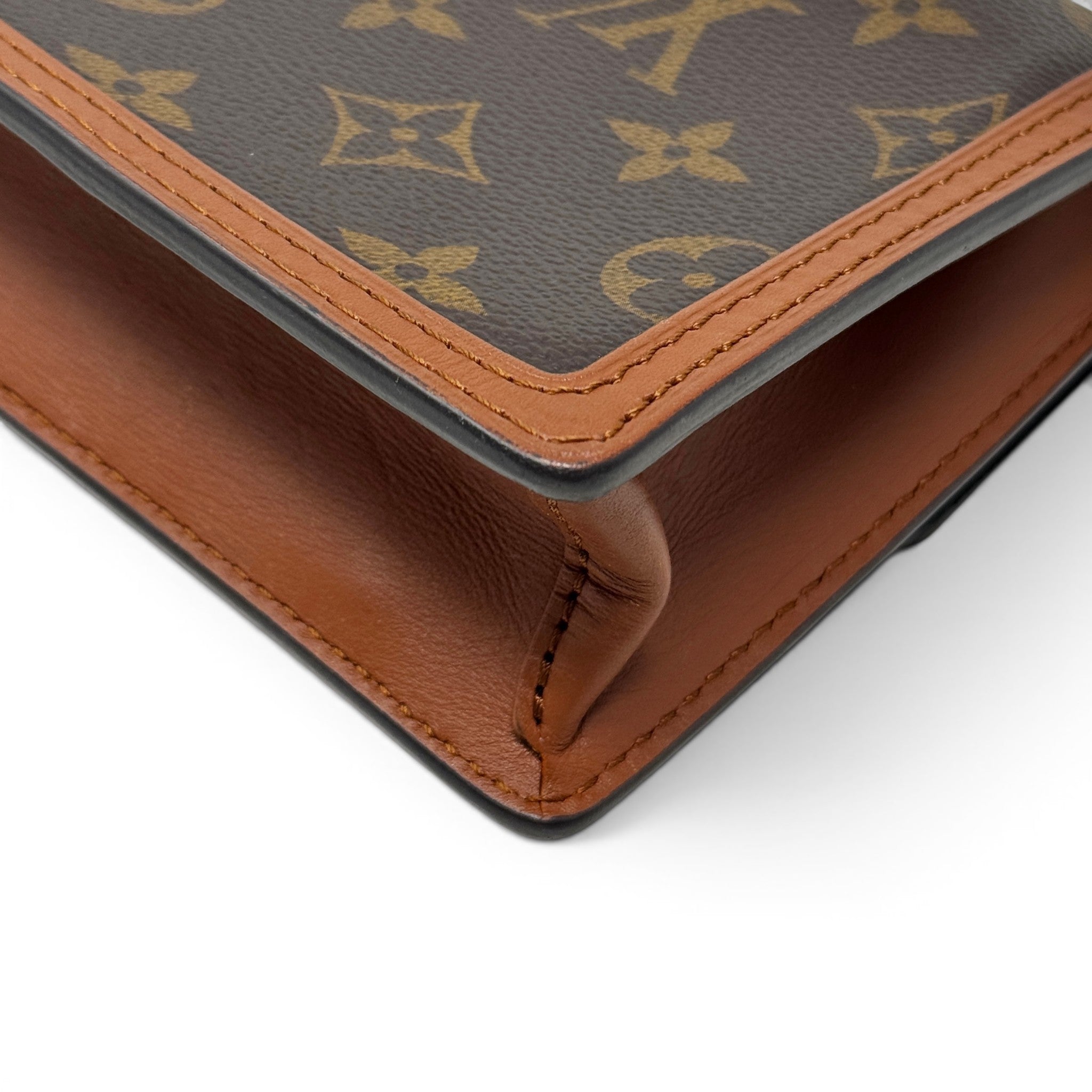 Louis Vuitton Reverse Monogram Dauphine Chain Wallet