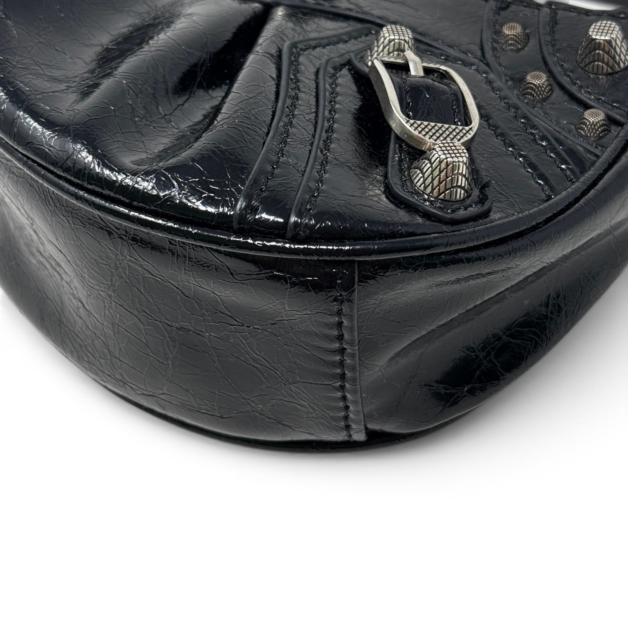 Balenciaga Black Extra Small Le Cagole Shoulder Bag
