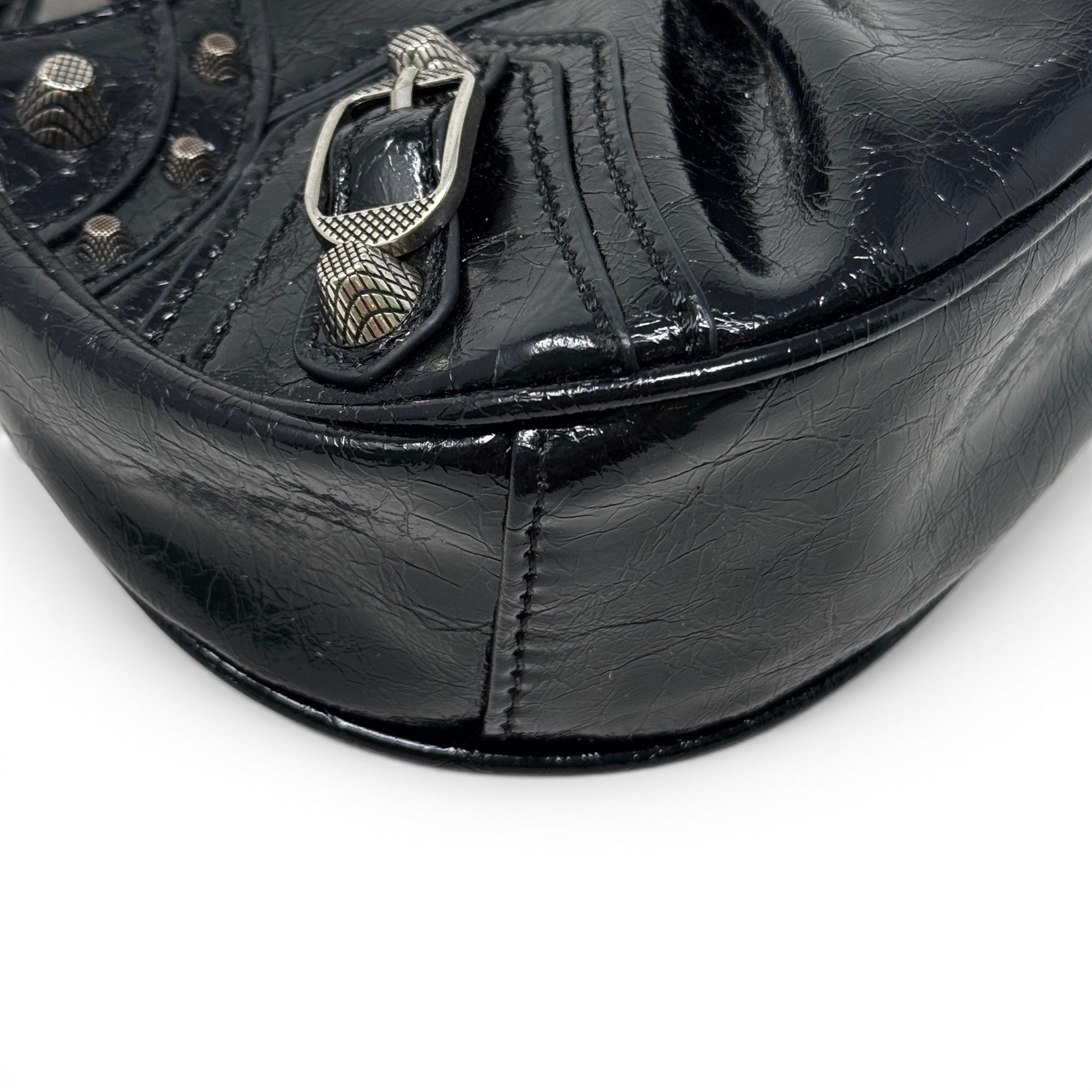 Balenciaga Black Extra Small Le Cagole Shoulder Bag