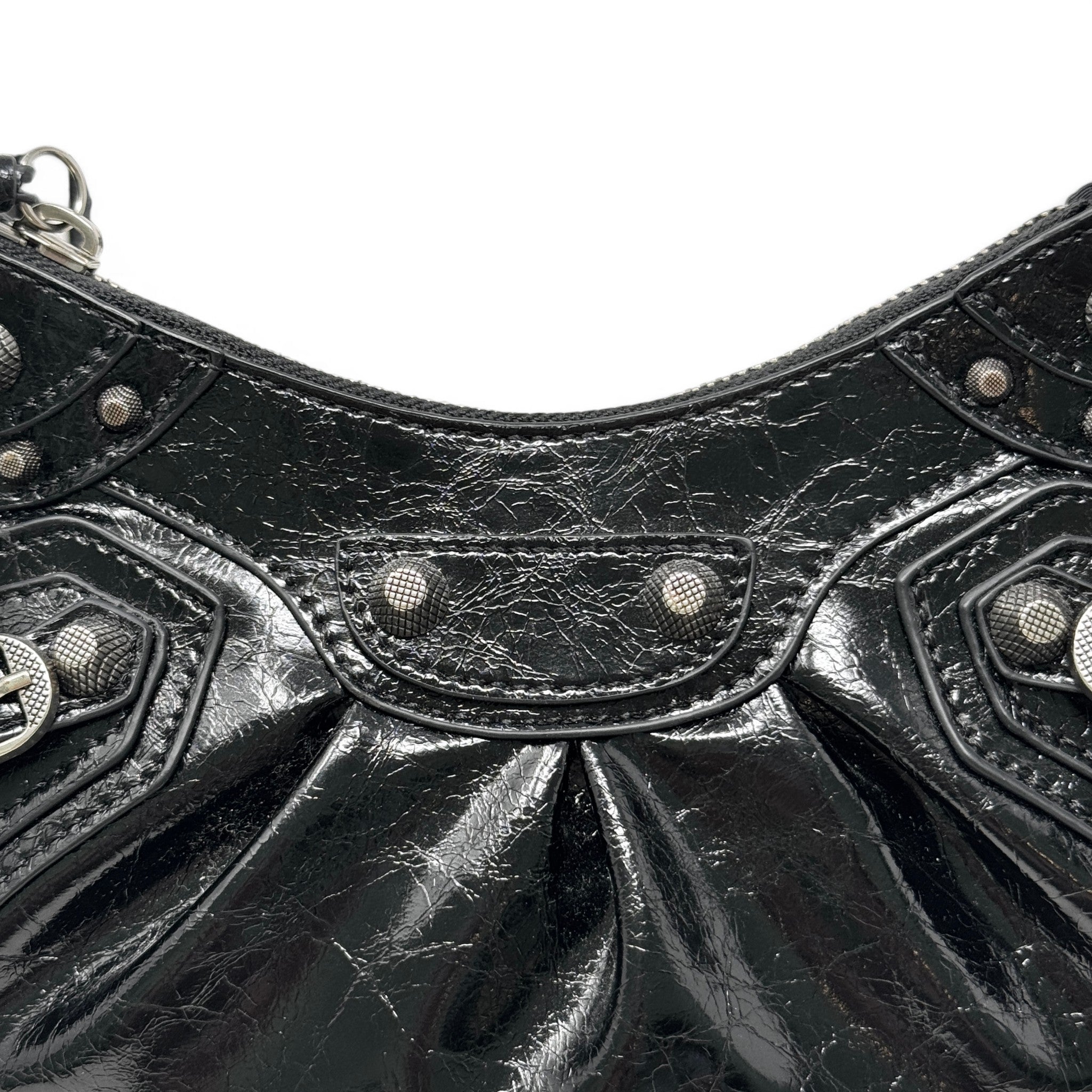 Balenciaga Black Extra Small Le Cagole Shoulder Bag