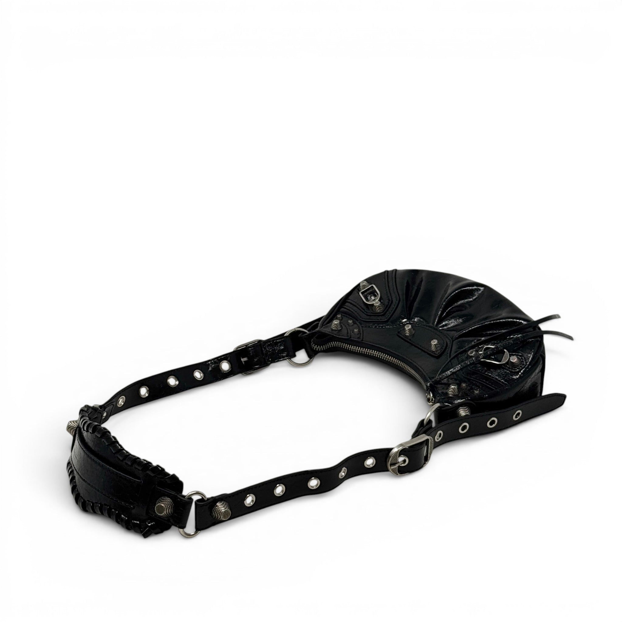 Balenciaga Black Extra Small Le Cagole Shoulder Bag