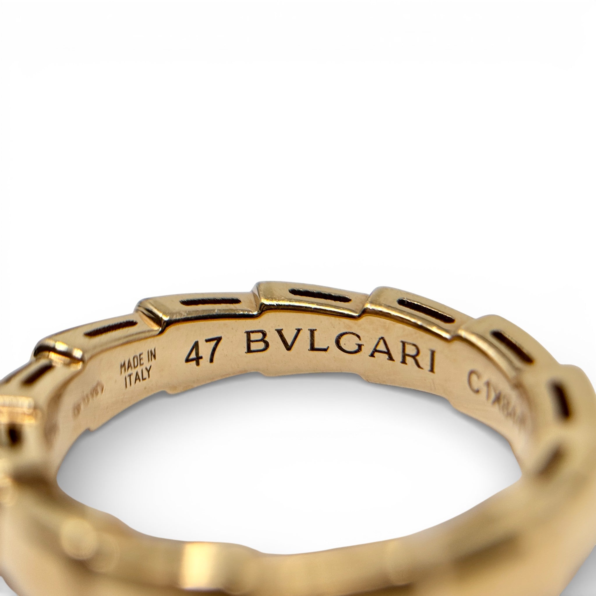 Bvlgari Rose Gold Serpenti Viper Ring