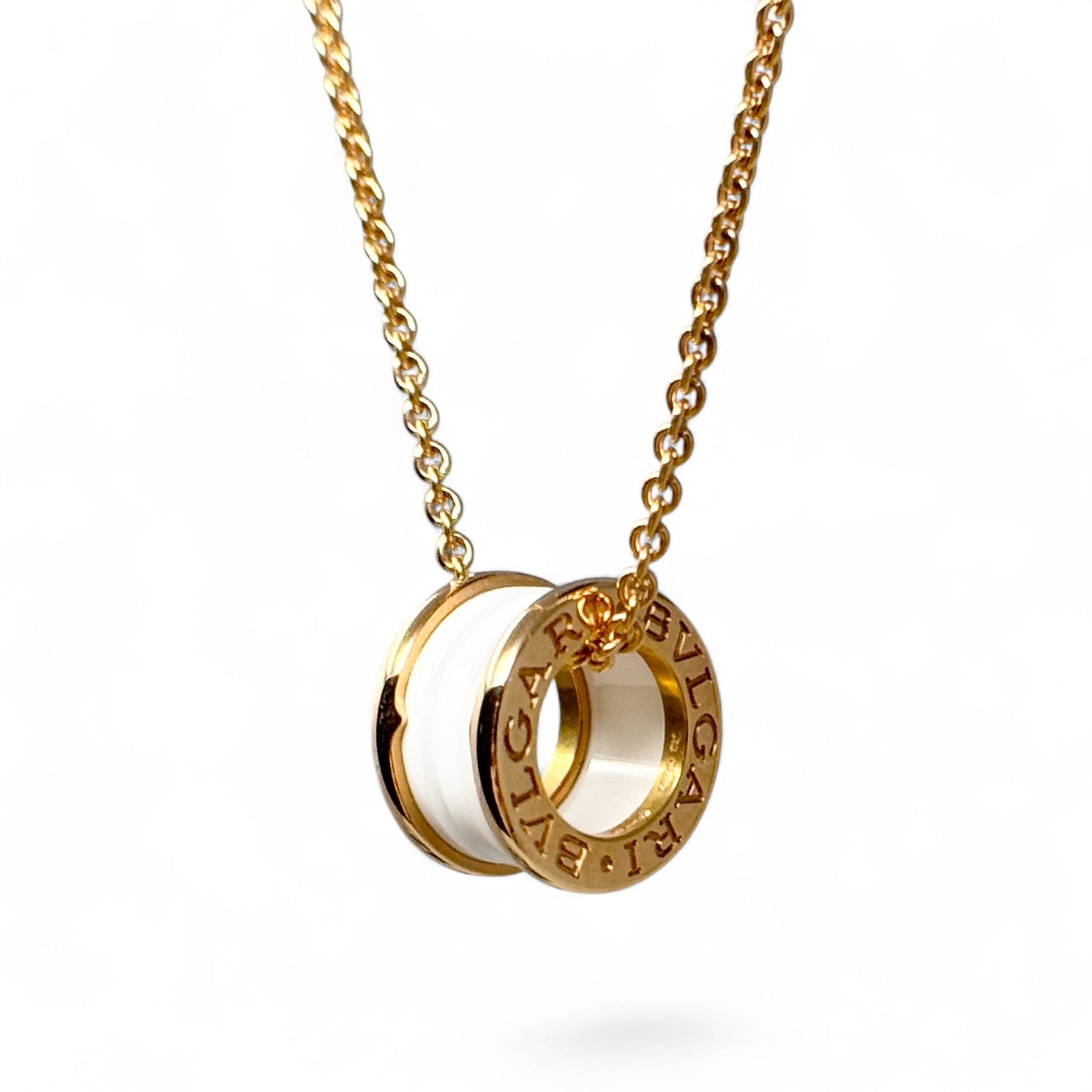 Bvlgari White B.zero1 Necklace