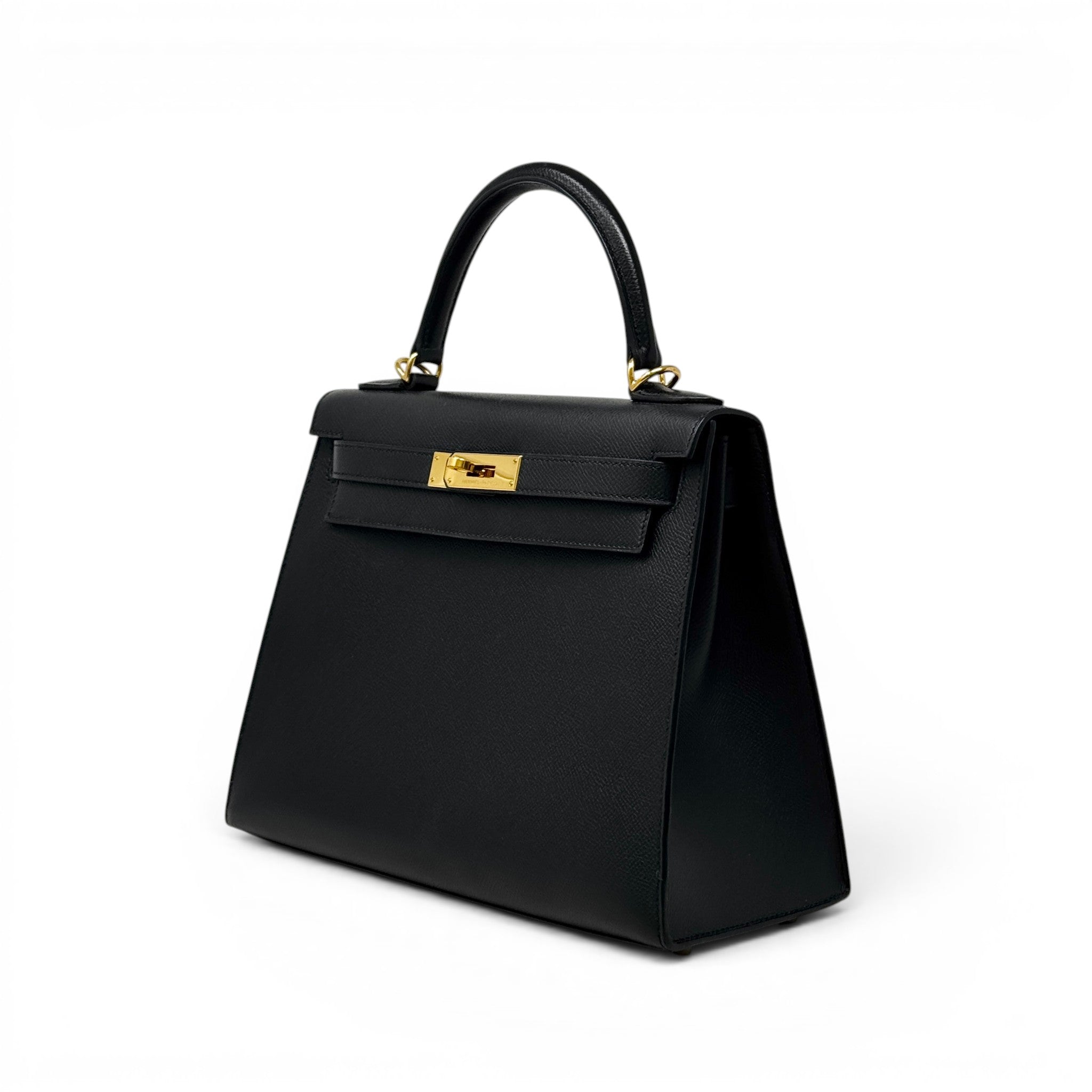 Hermes Noir Epsom Kelly 28