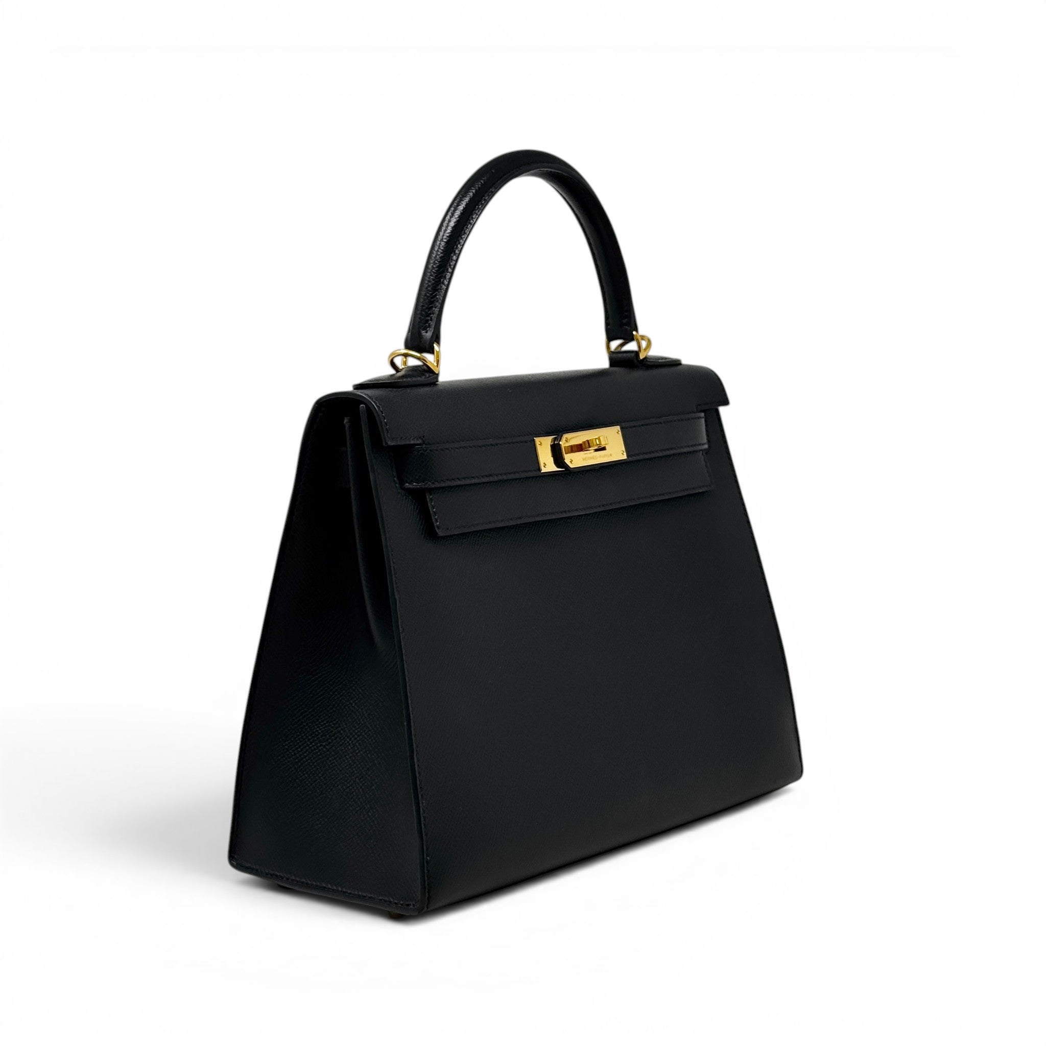 Hermes Noir Epsom Kelly 28