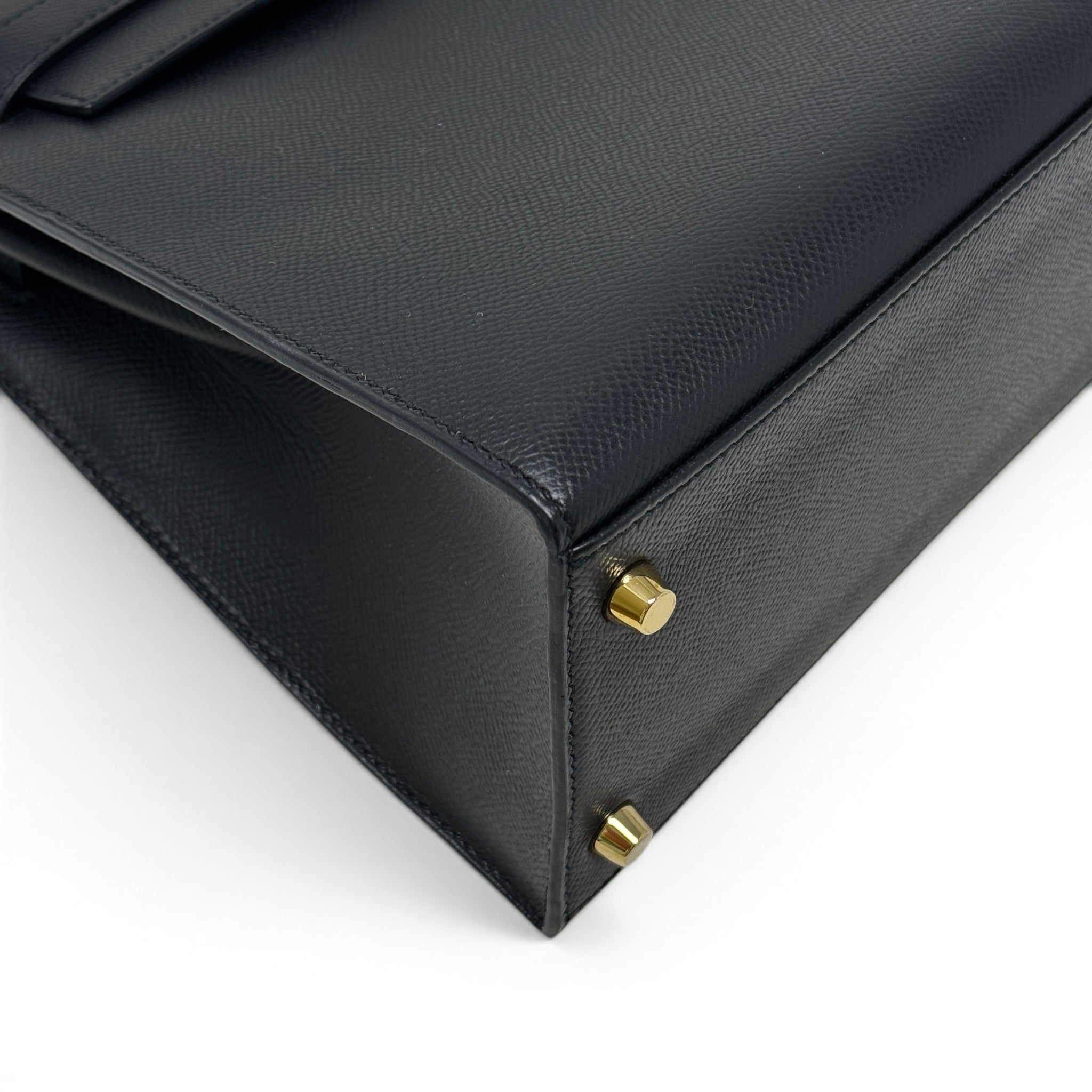 Hermes Noir Epsom Kelly 28