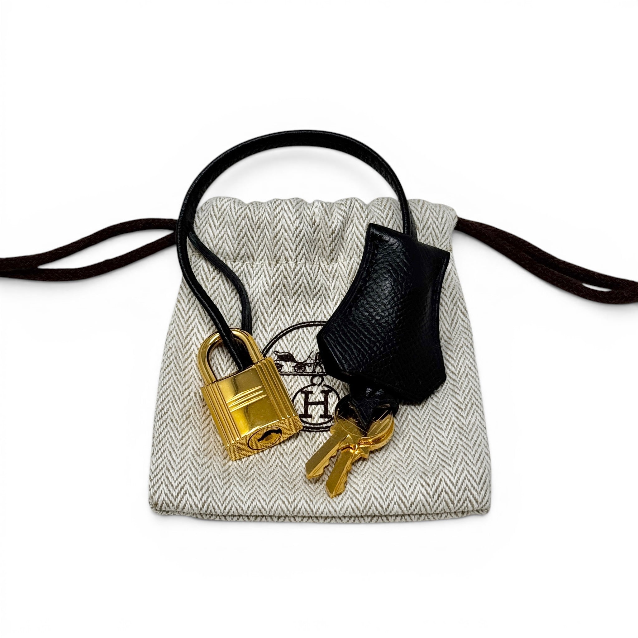 Hermes Noir Epsom Kelly 28