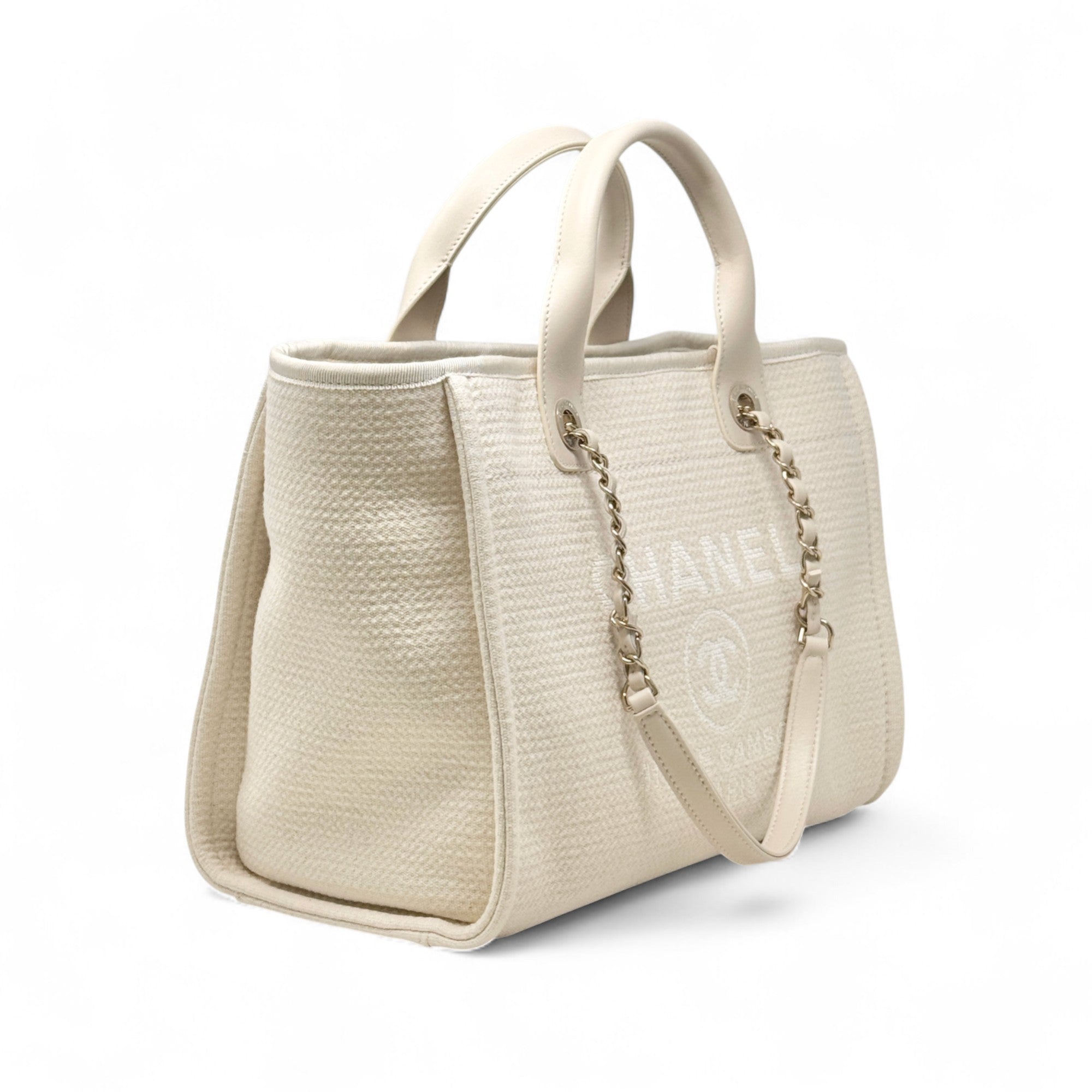 Chanel Beige Small Deauville Tote