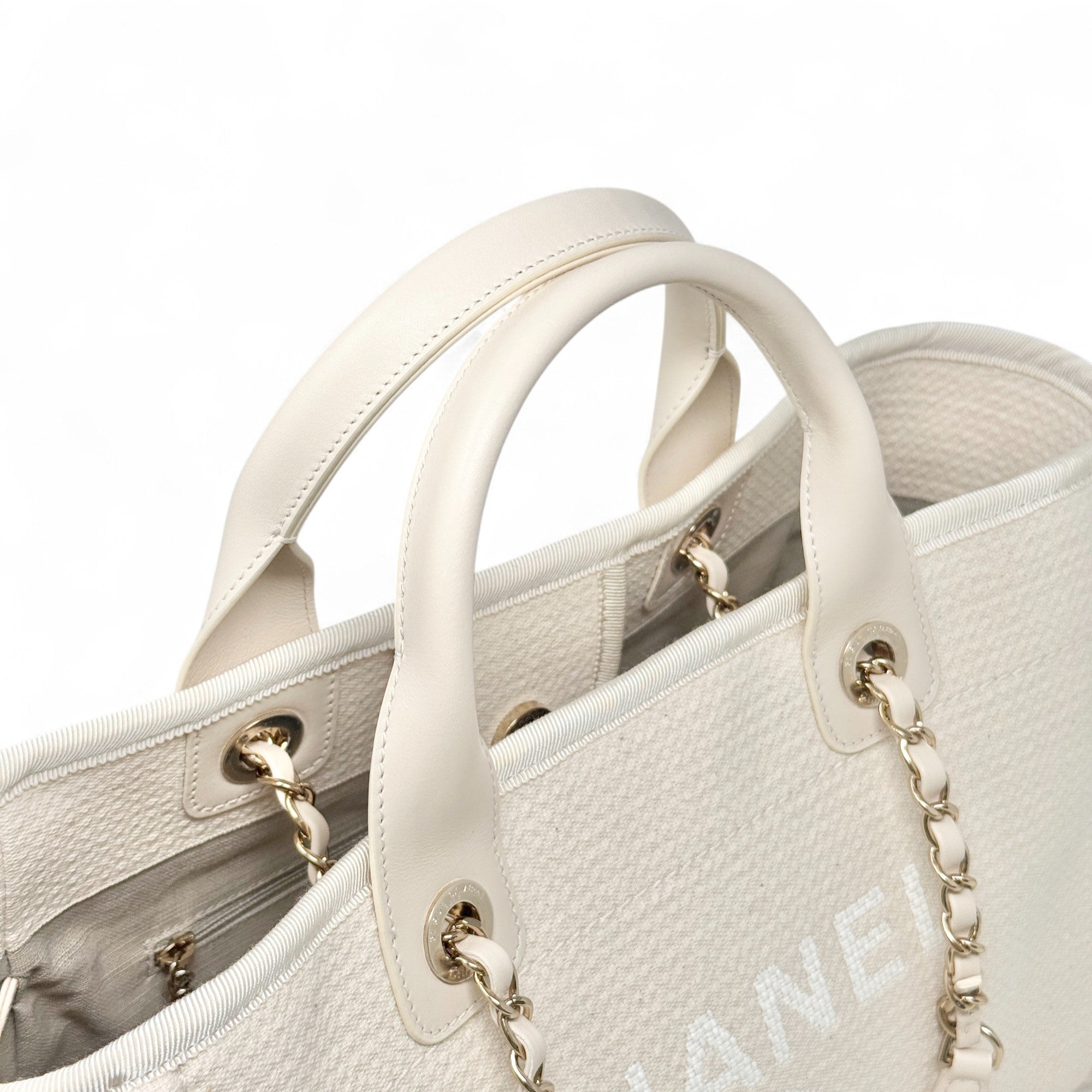 Chanel Beige Small Deauville Tote