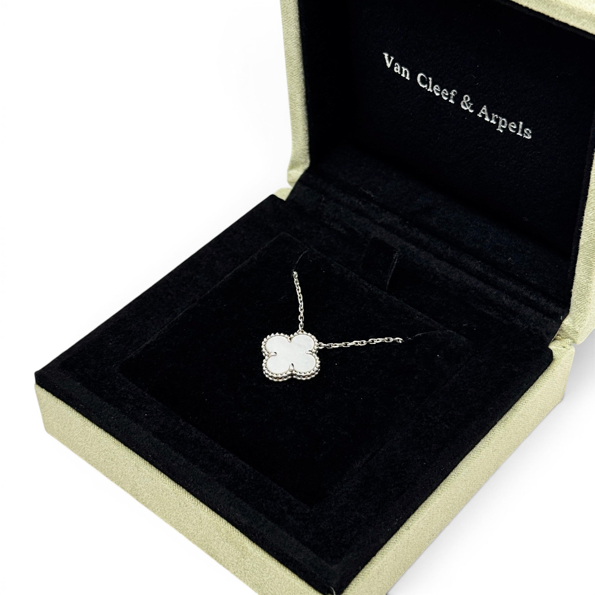 Van Cleef & Arpels Mother Of Pearl Vintage Alhambra Pendant