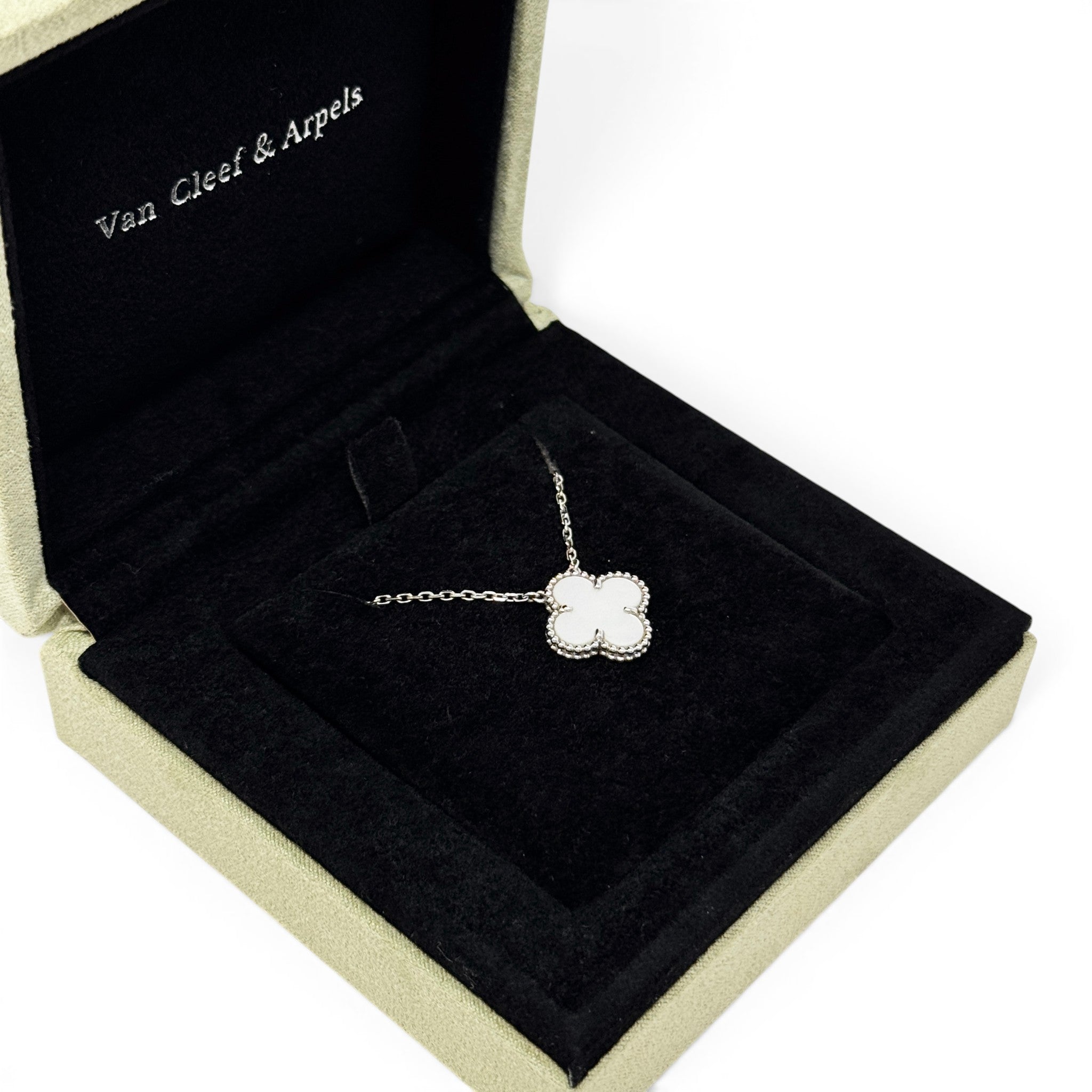 Van Cleef & Arpels Mother Of Pearl Vintage Alhambra Pendant