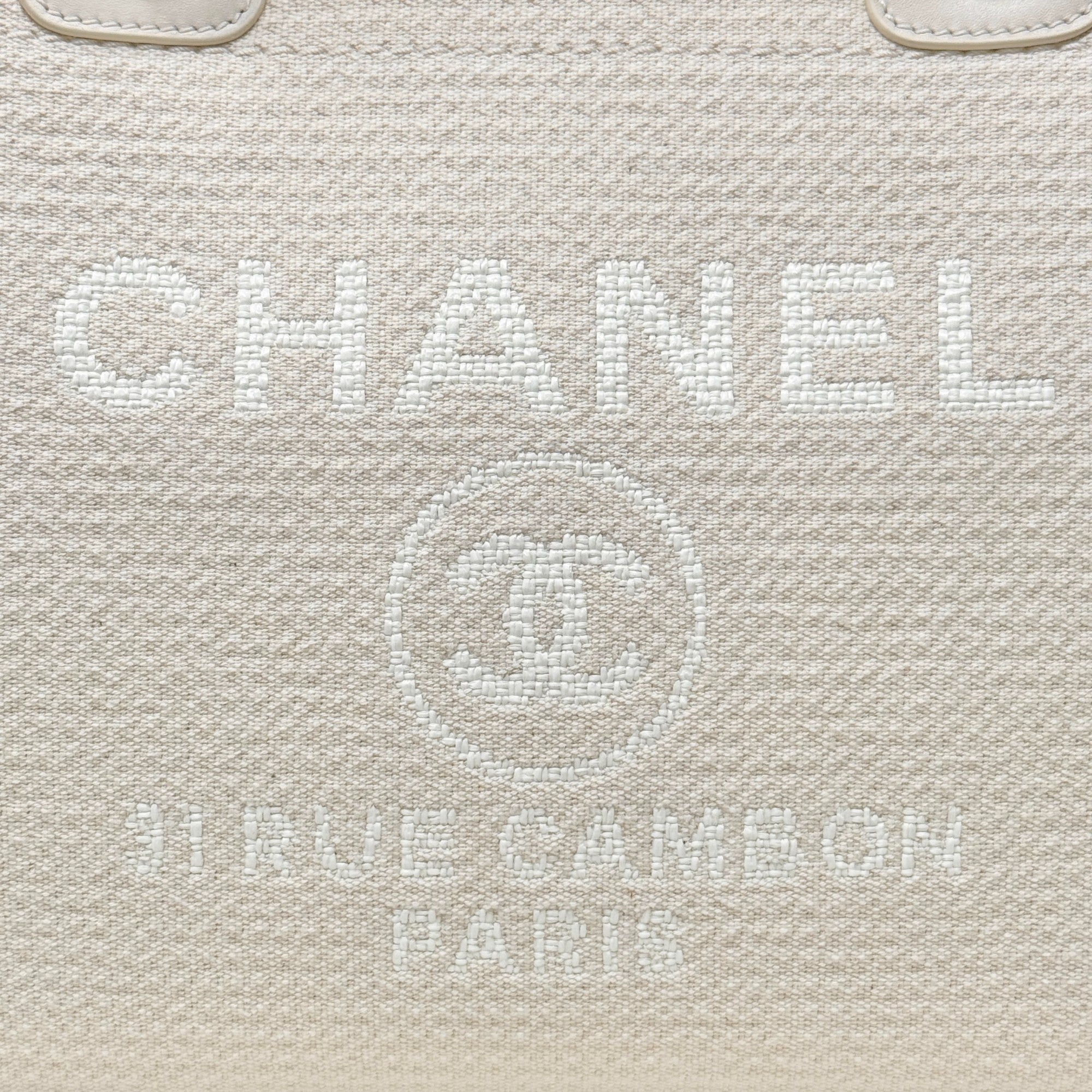 Chanel Beige Small Deauville Tote