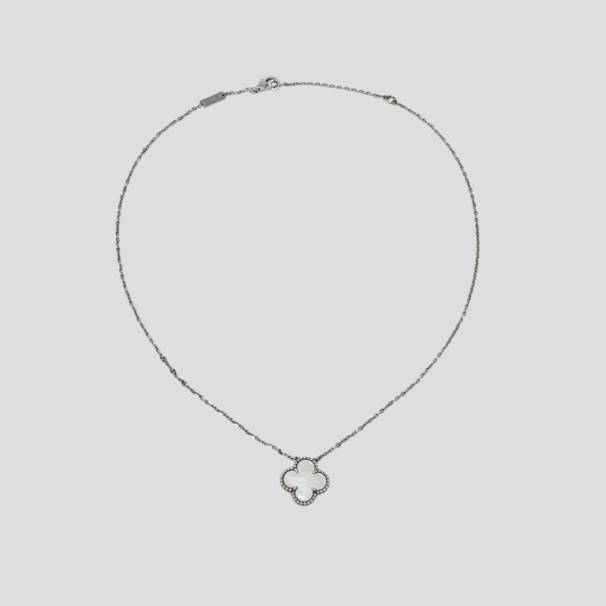 Van Cleef & Arpels Mother Of Pearl Vintage Alhambra Pendant
