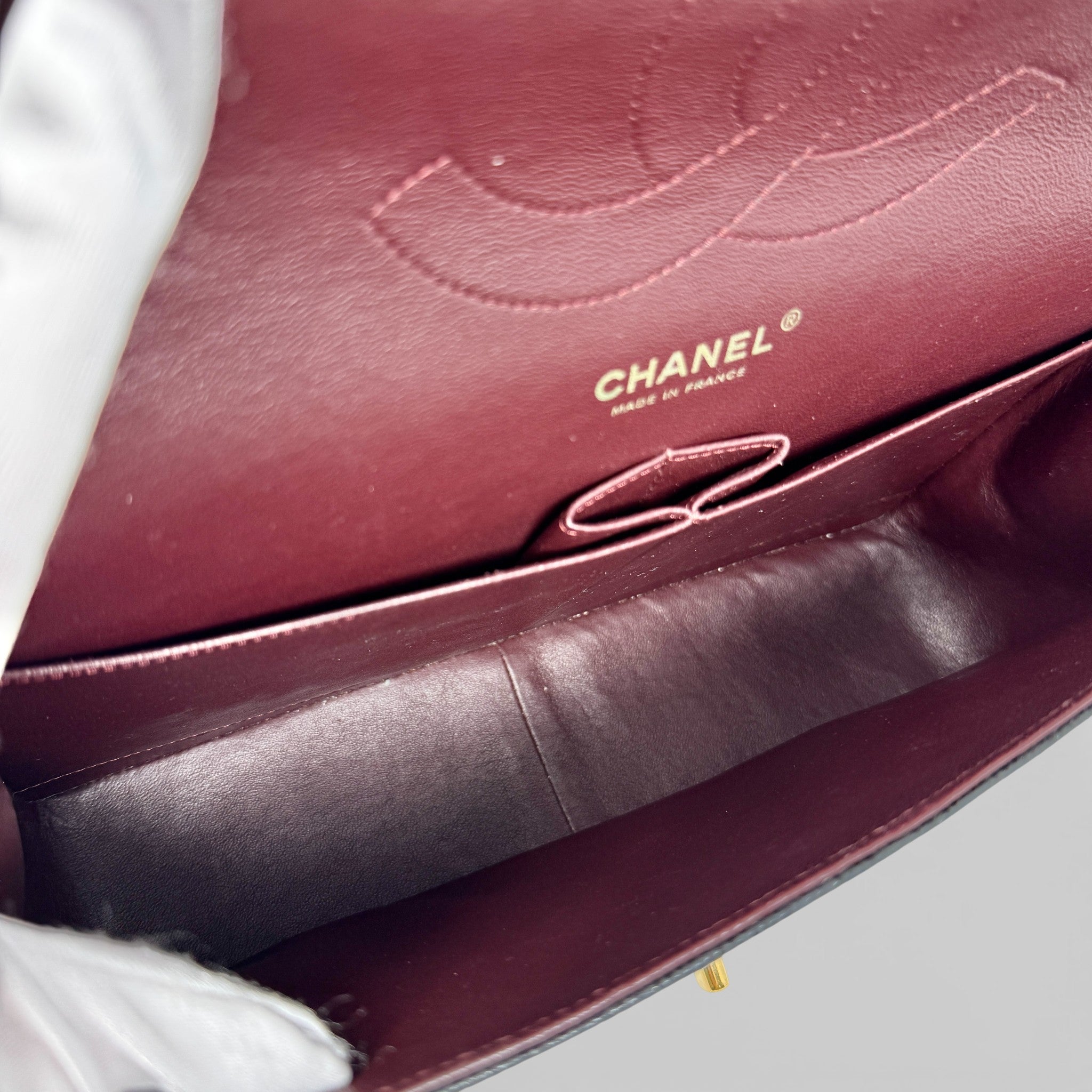 Chanel Black Caviar Jumbo Classic Flap