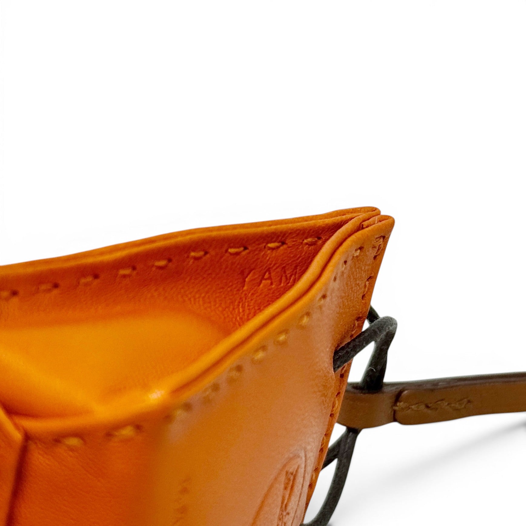 Hermes Orange Shopping Bag Charm