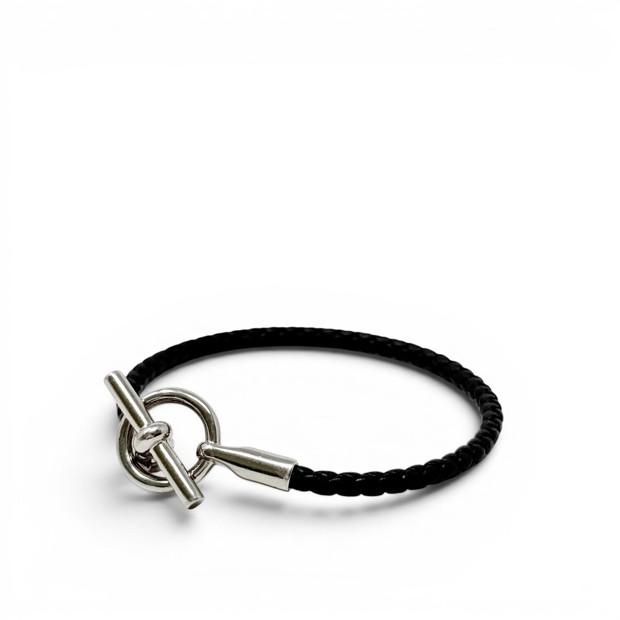 Hermes Noir Glenan Bracelet T4