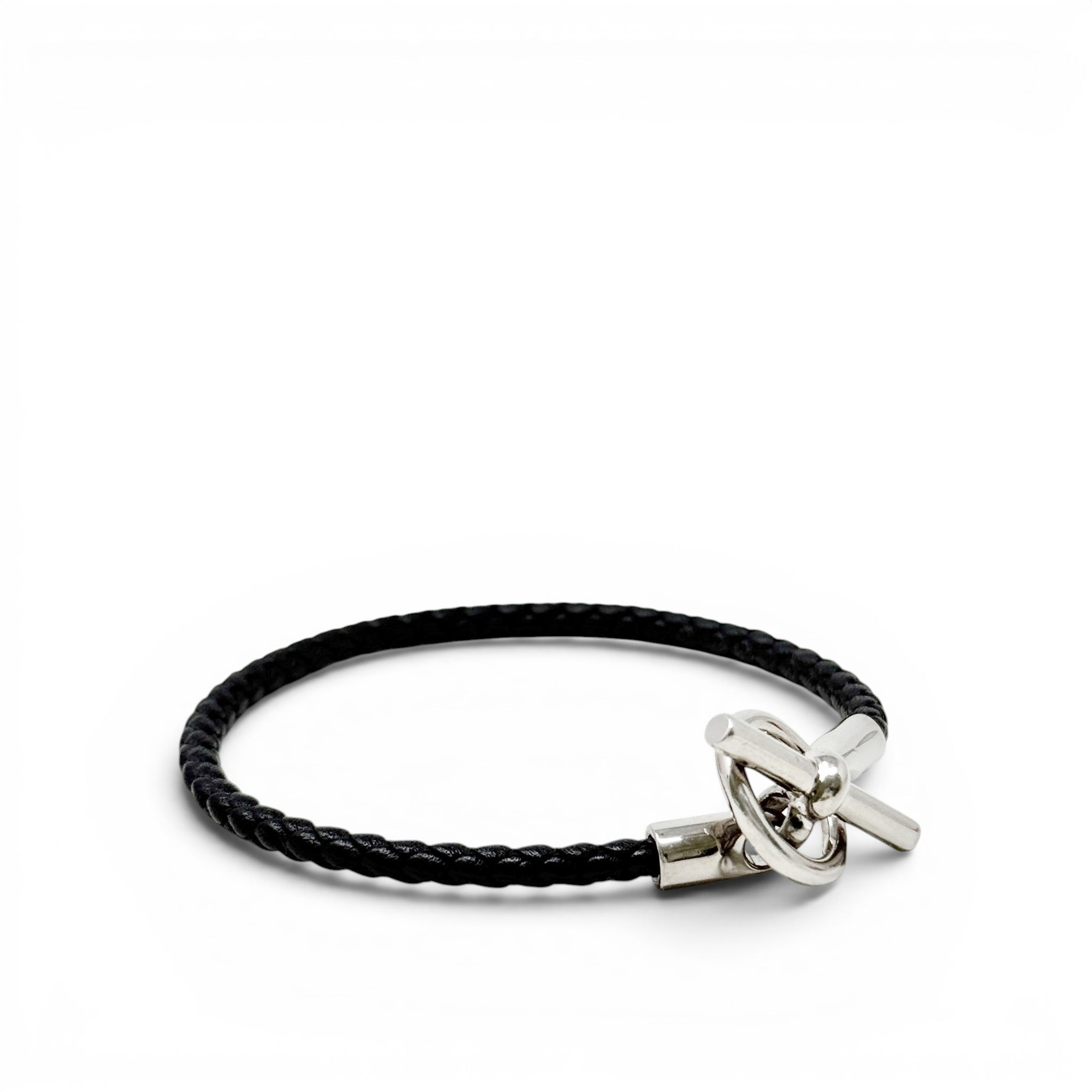 Hermes Noir Glenan Bracelet T4