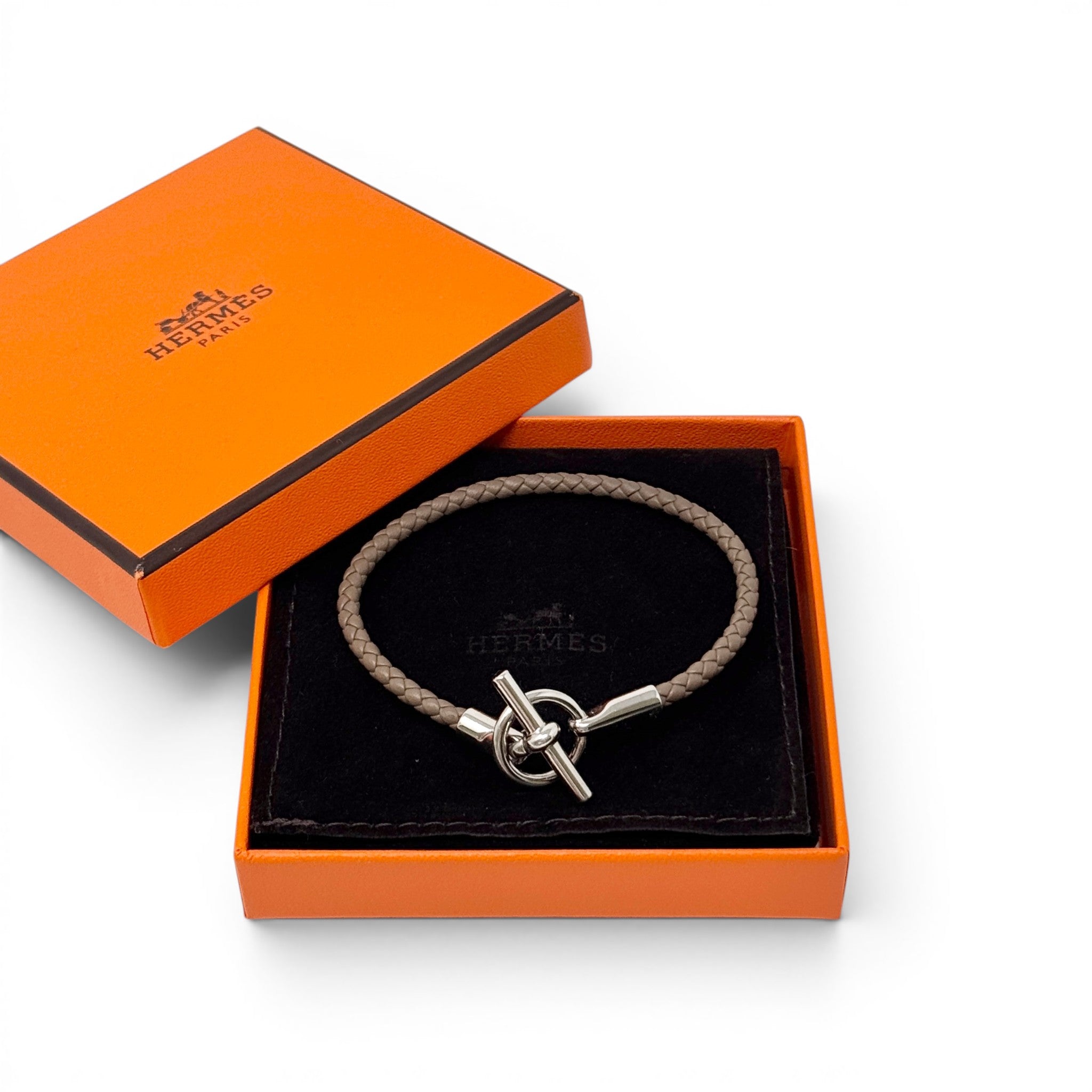 Hermes Etoupe Glenan Bracelet