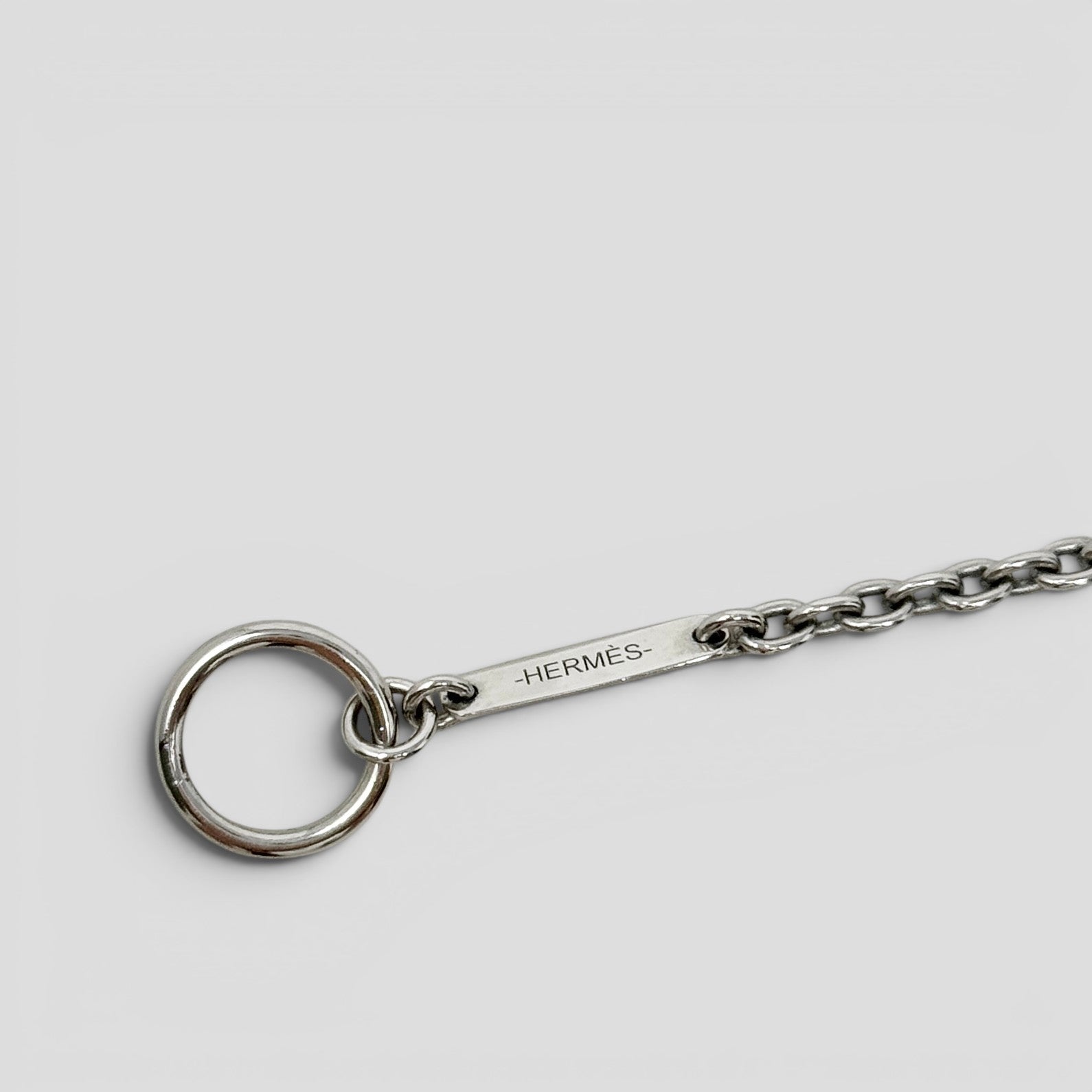 Hermes Silver Panache Horse Pendant Necklace