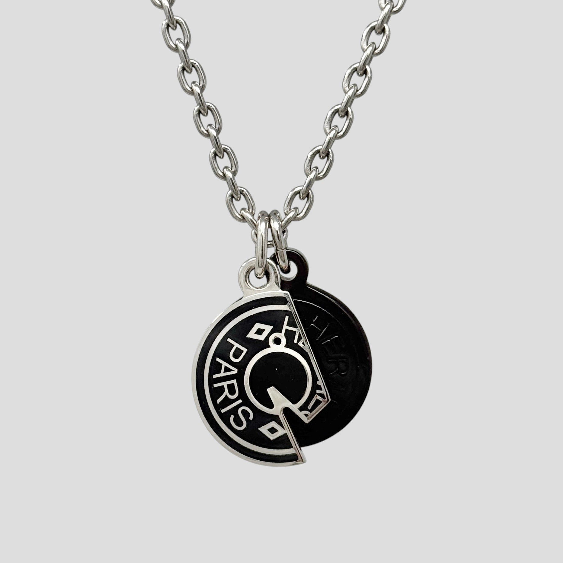 Hermes Noir Carrousel Necklace