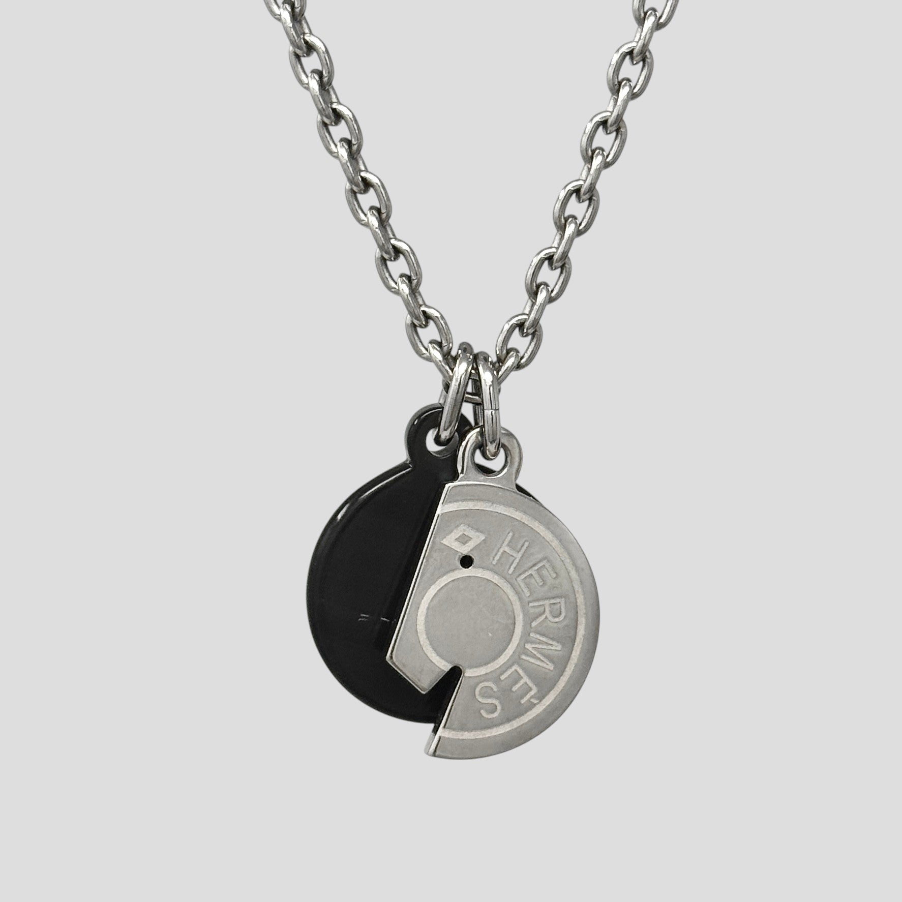 Hermes Noir Carrousel Necklace