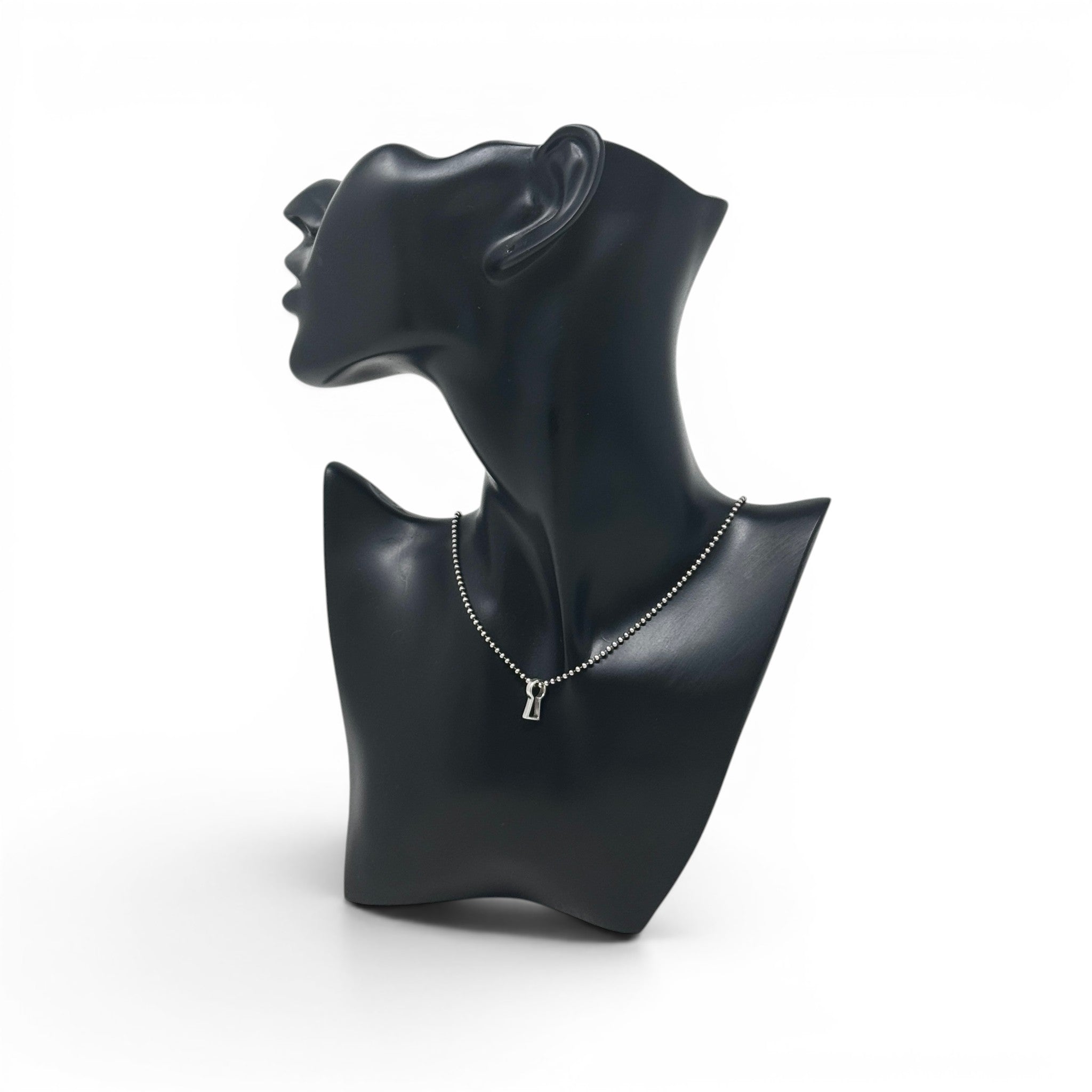 Tiffany Silver Makers Keyhole Necklace