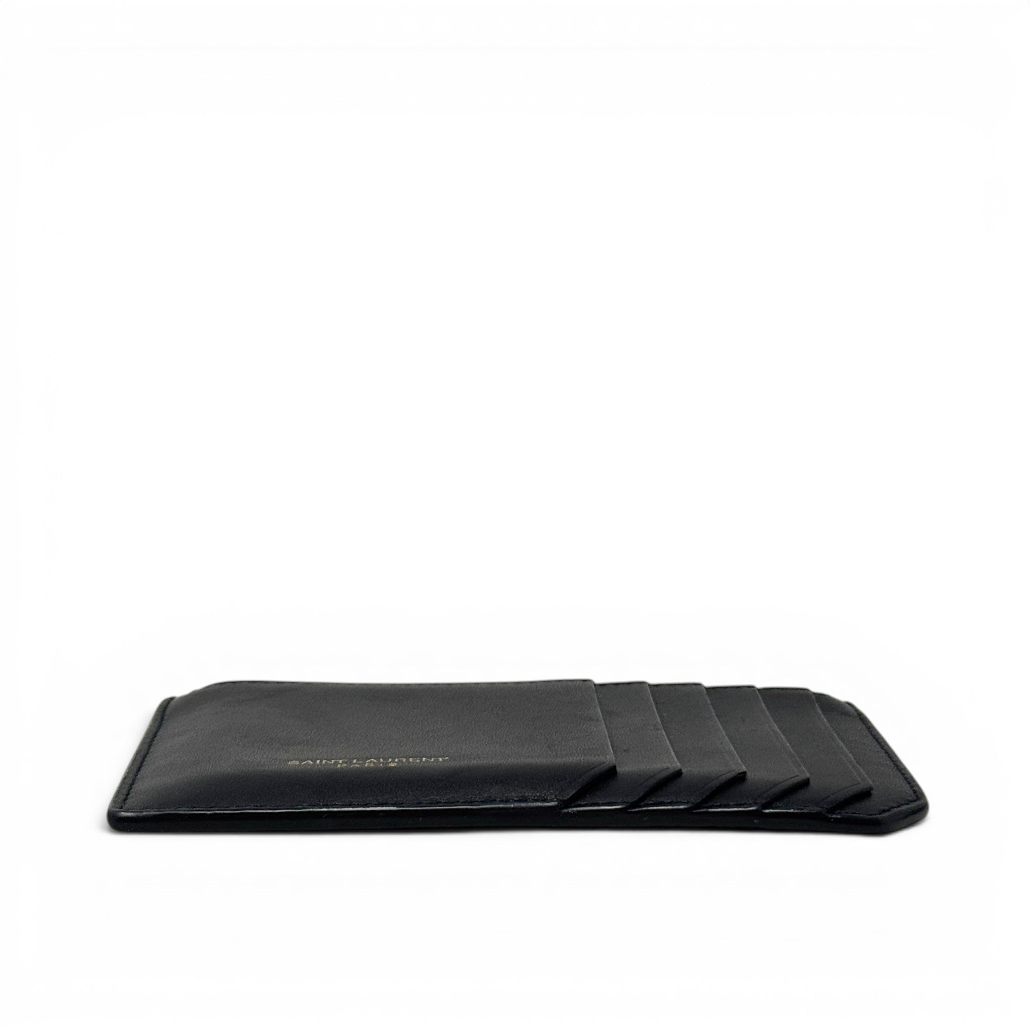 Saint Laurent Black Fragment Card Holder