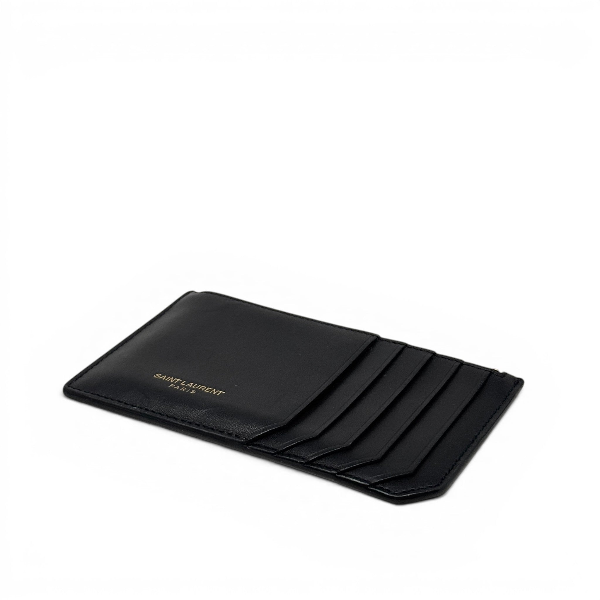 Saint Laurent Black Fragment Card Holder