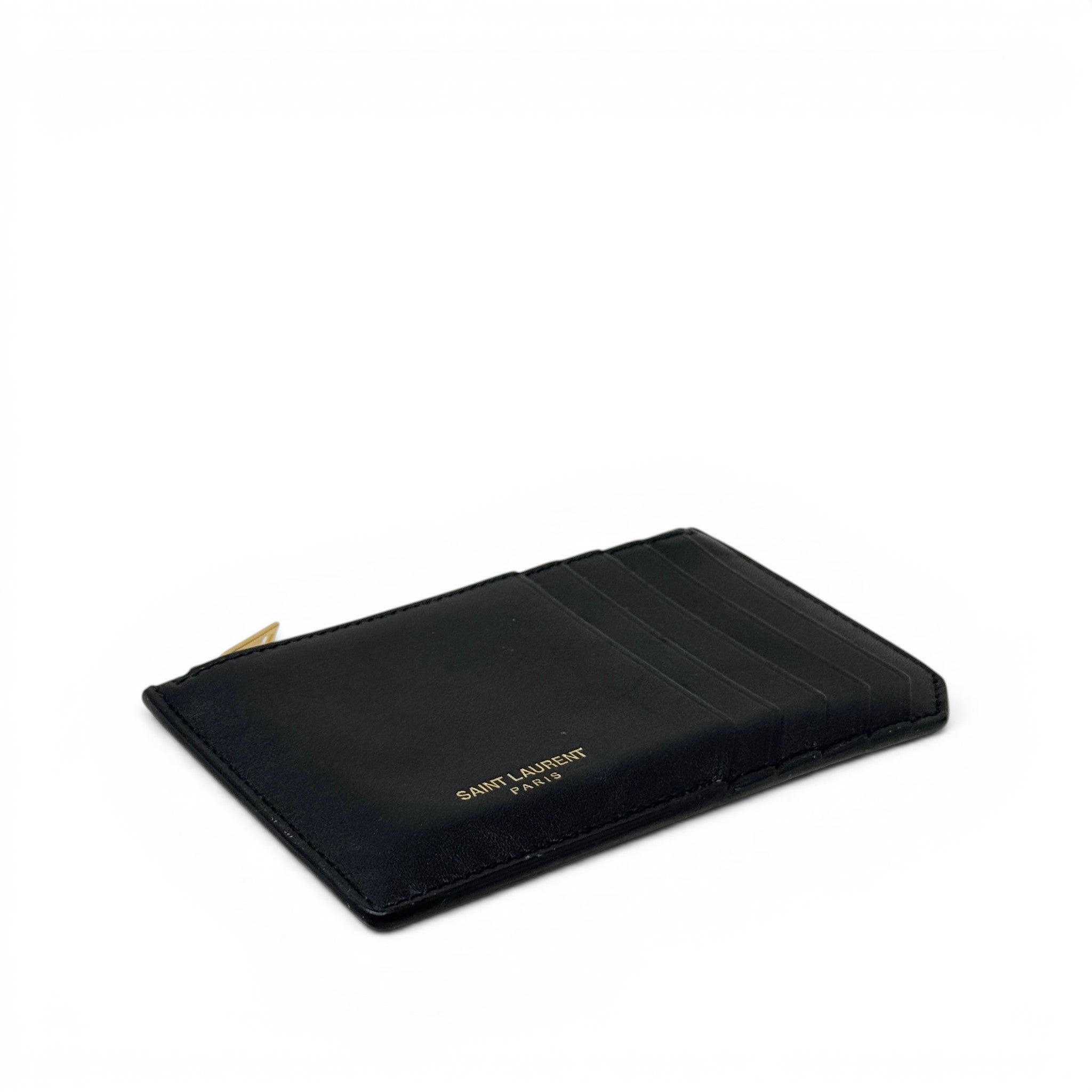 Saint Laurent Black Fragment Card Holder