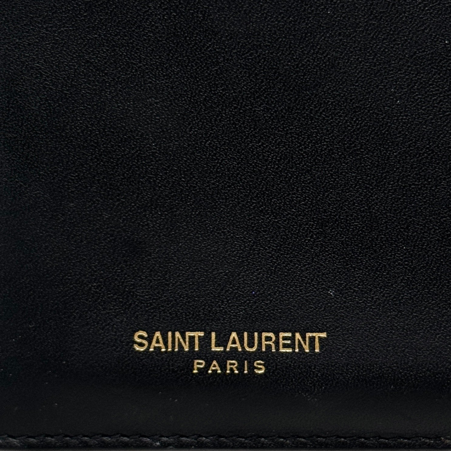 Saint Laurent Black Fragment Card Holder