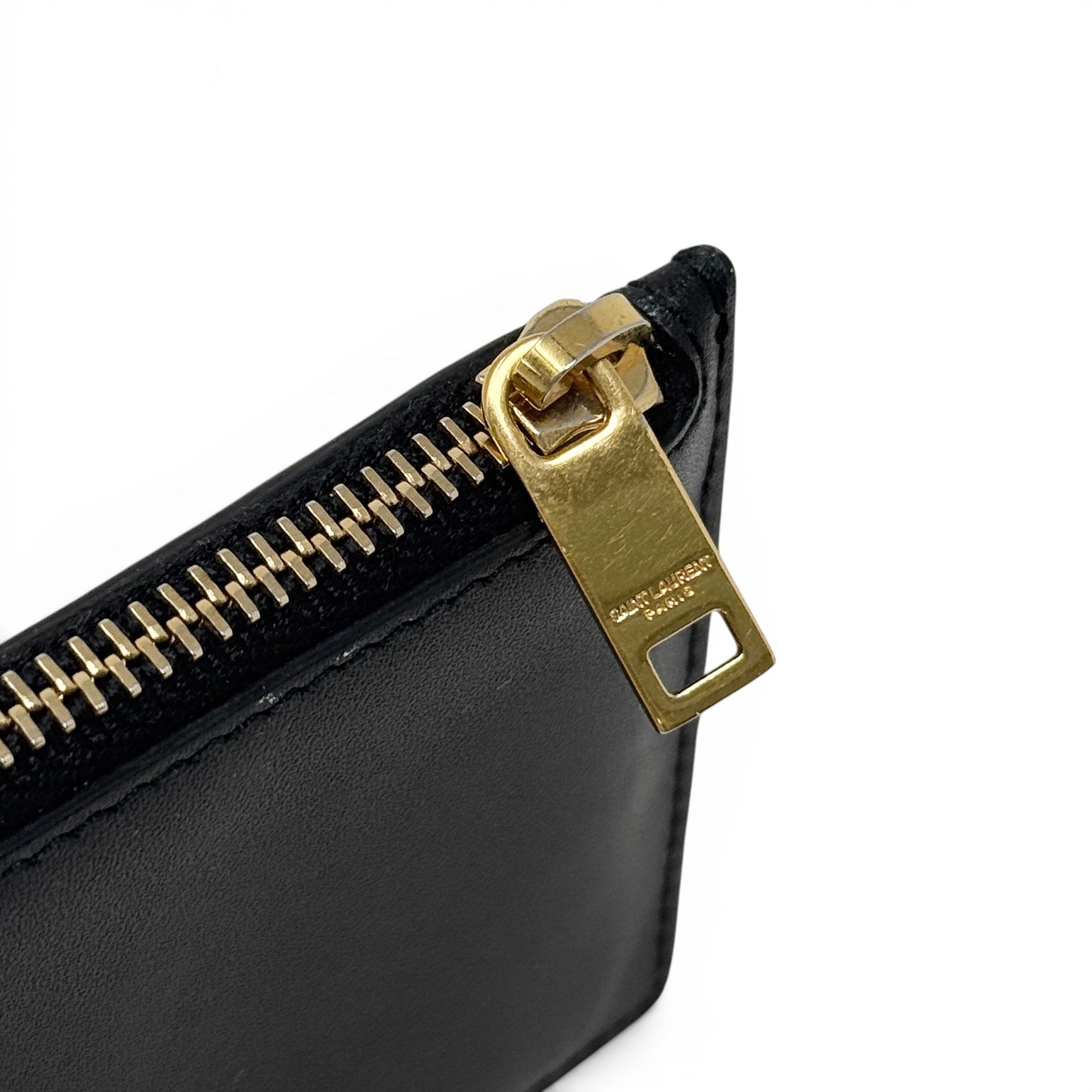 Saint Laurent Black Fragment Card Holder