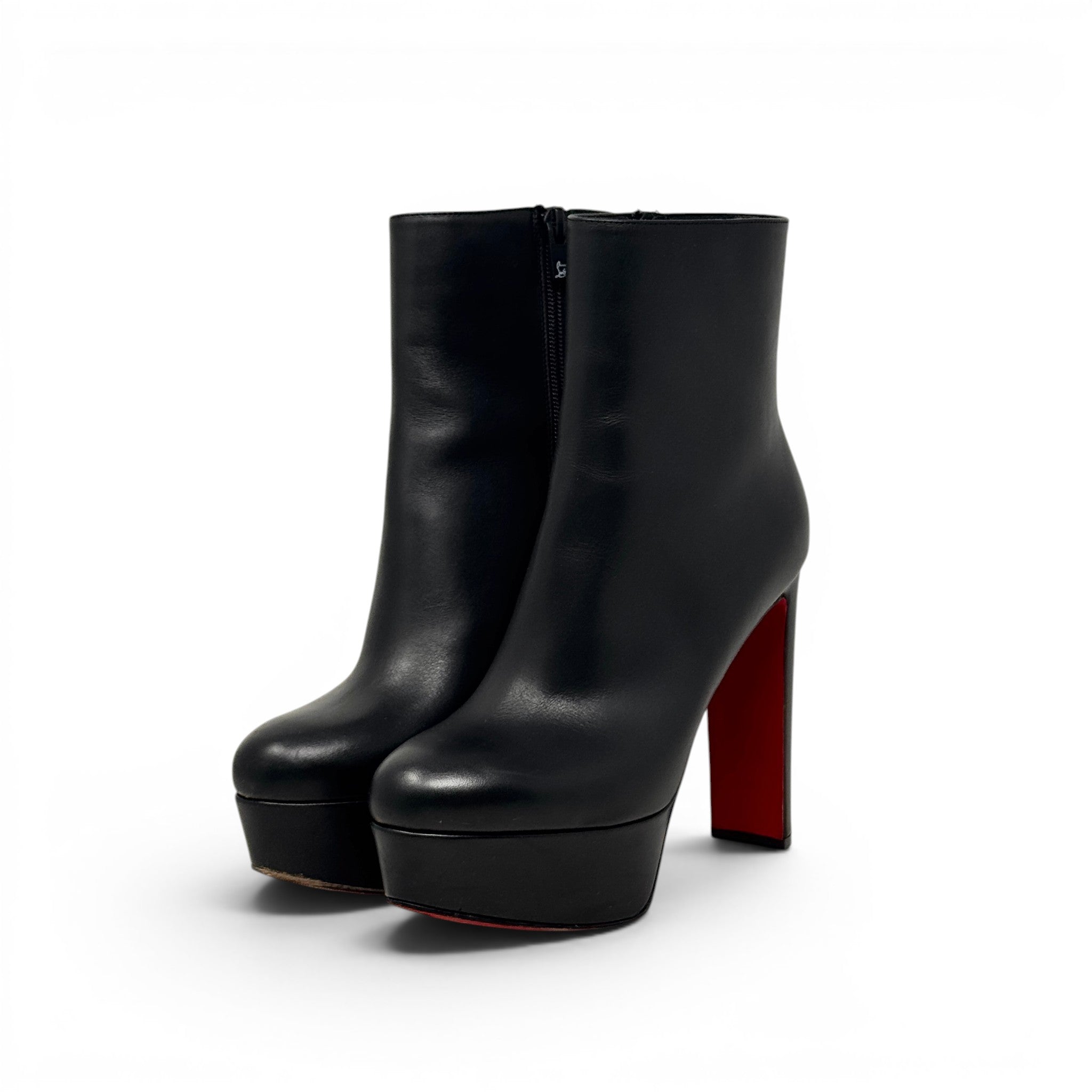 Christian Louboutin Black Loo Booty 130