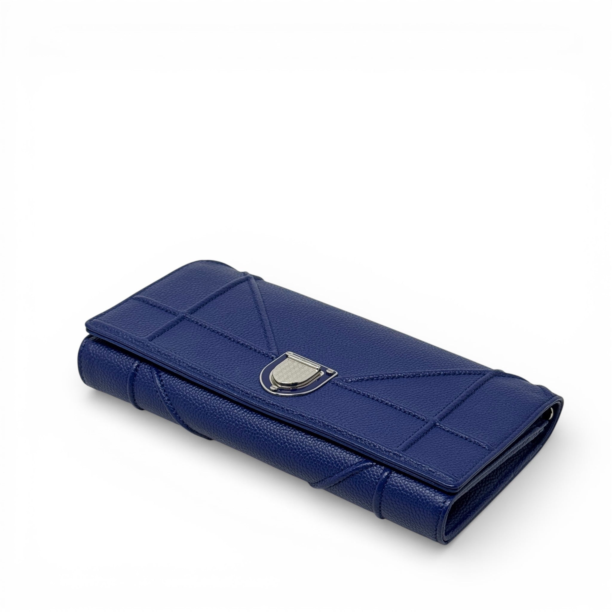Dior Blue Diorama Wallet On Chain