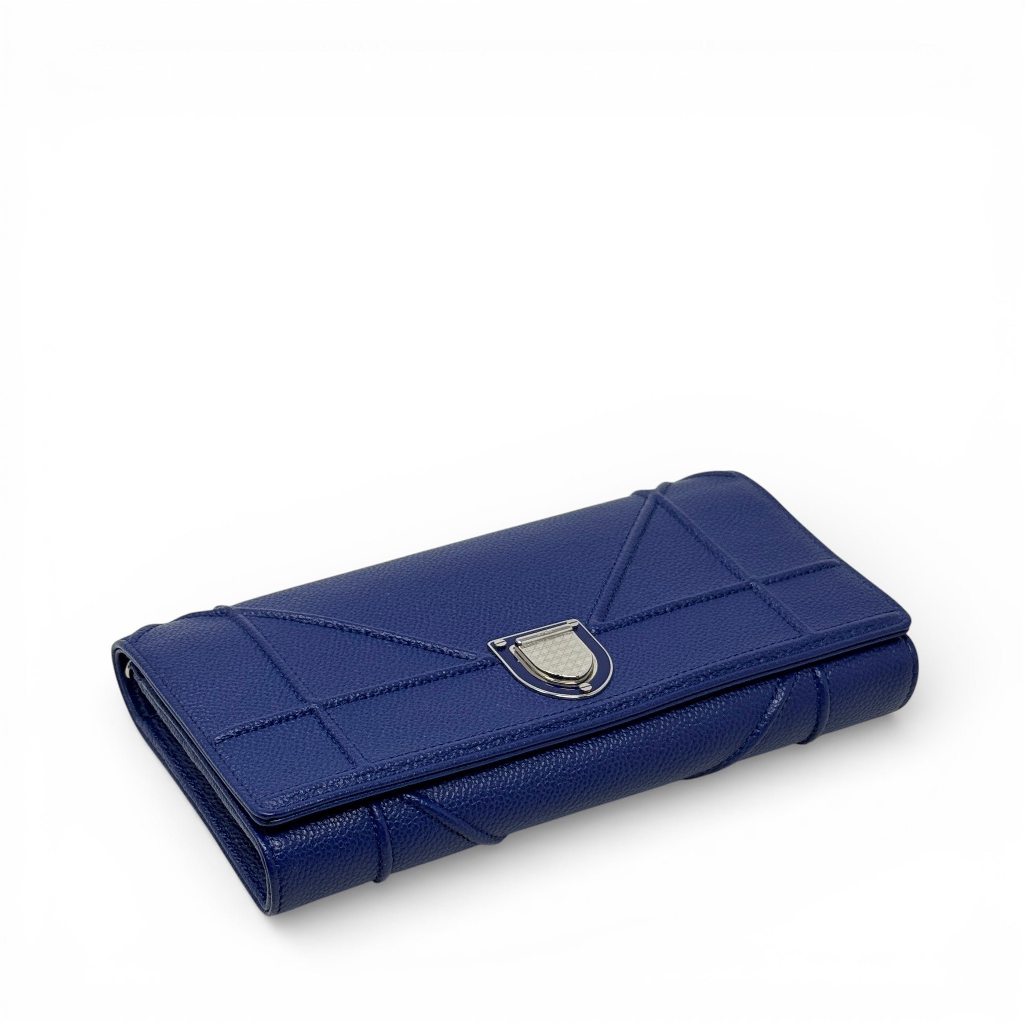 Dior Blue Diorama Wallet On Chain
