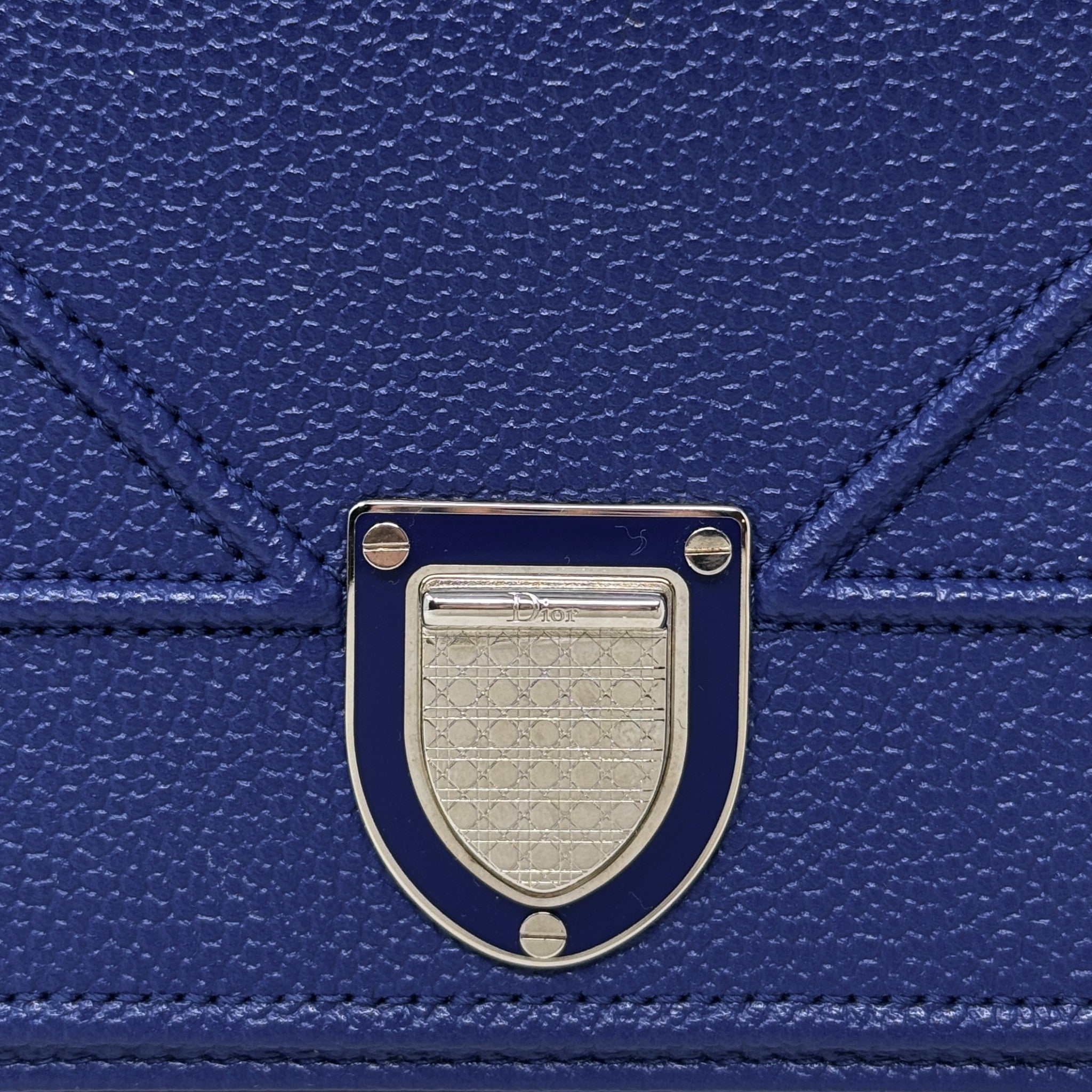 Dior Blue Diorama Wallet On Chain