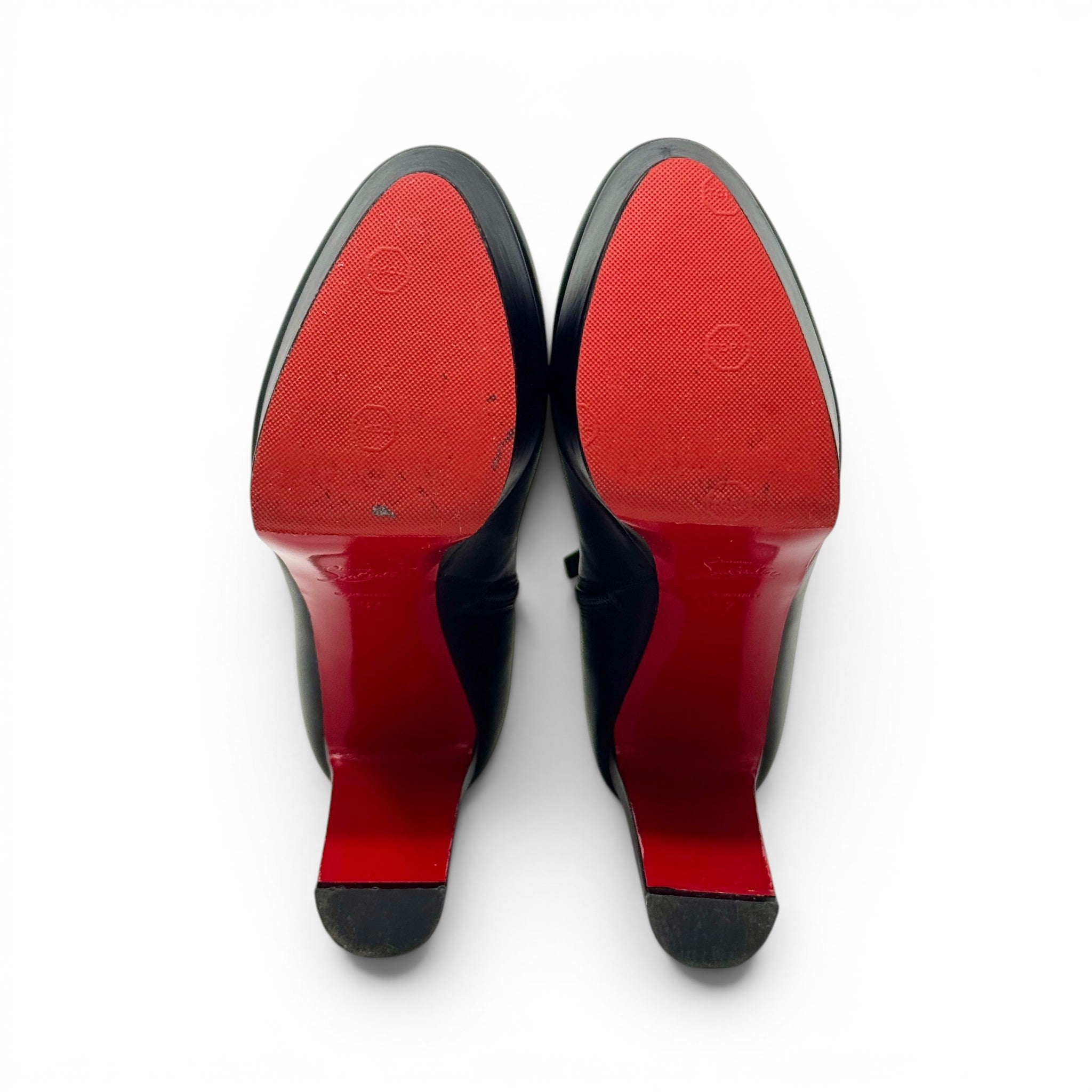 Christian Louboutin Black Loo Booty 130
