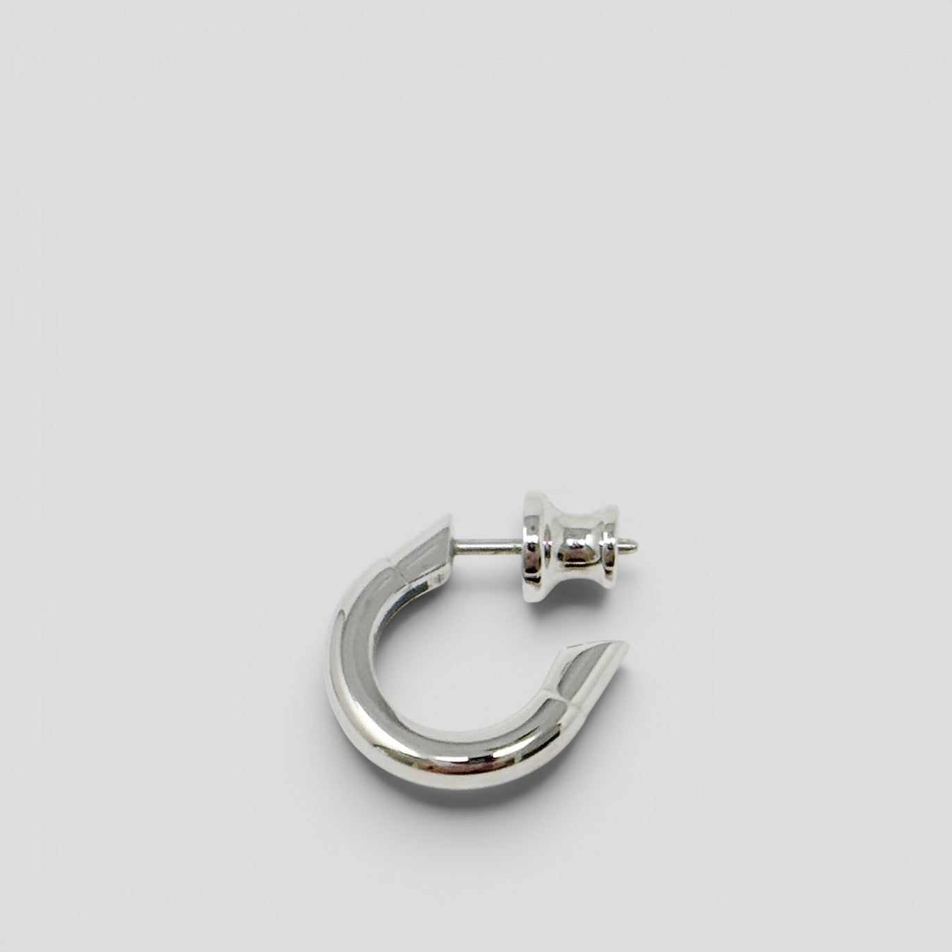 Hermes Silver Sabot Single Earring