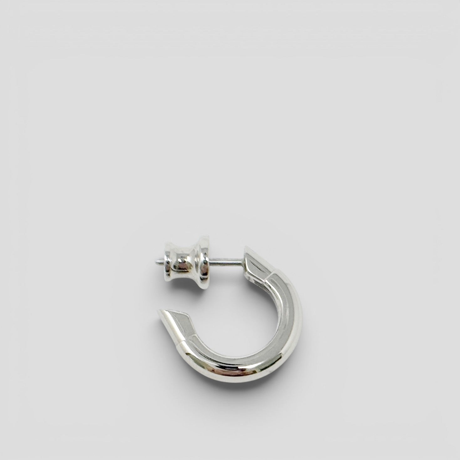 Hermes Silver Sabot Single Earring