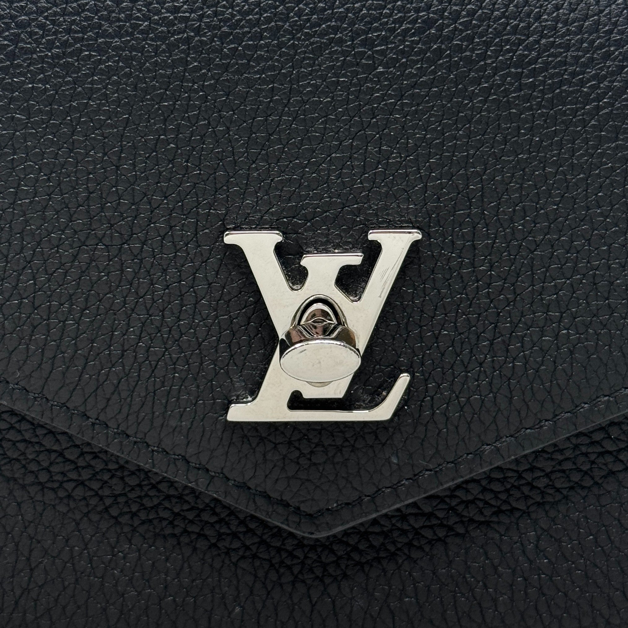 Louis Vuitton Black MylockMe Chain Pochette