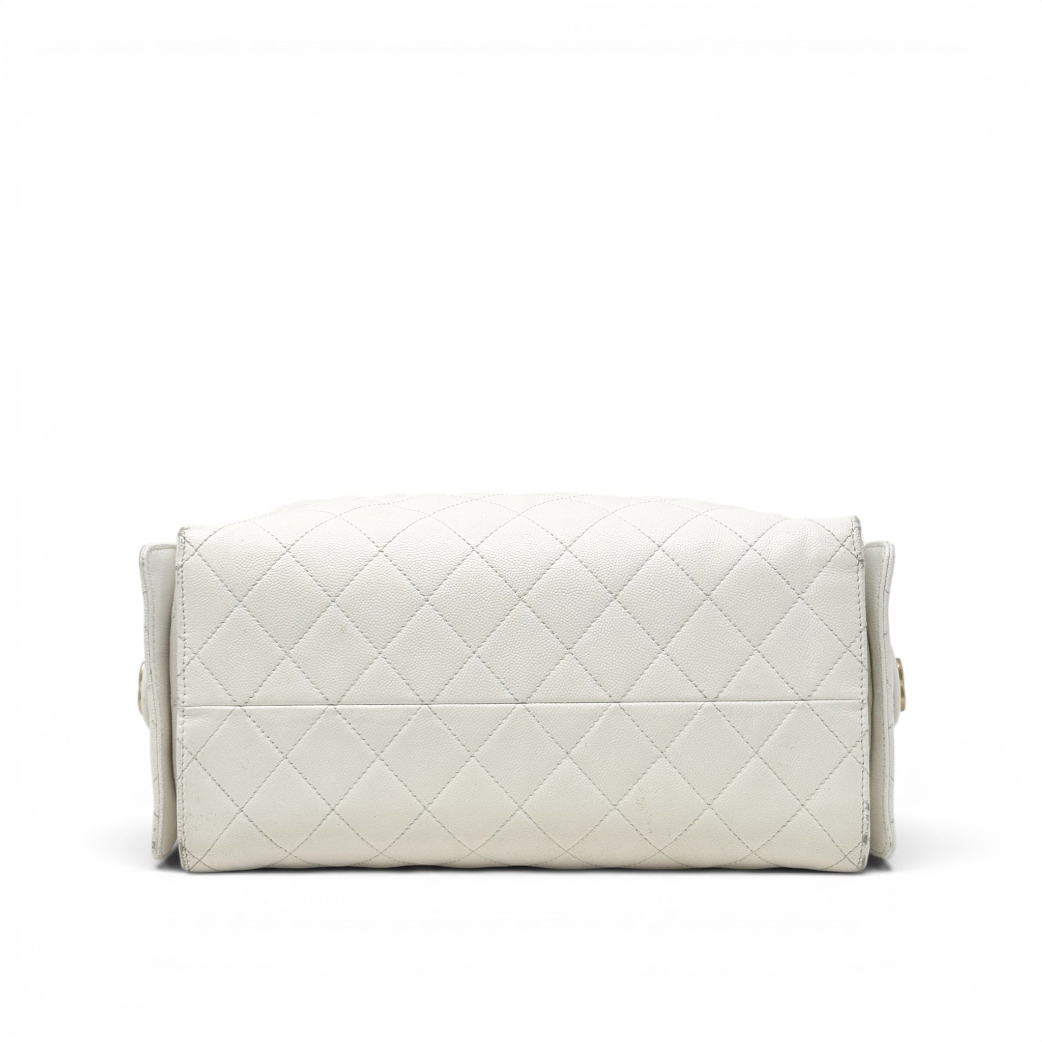 CHANEL White 25 Small Handbag