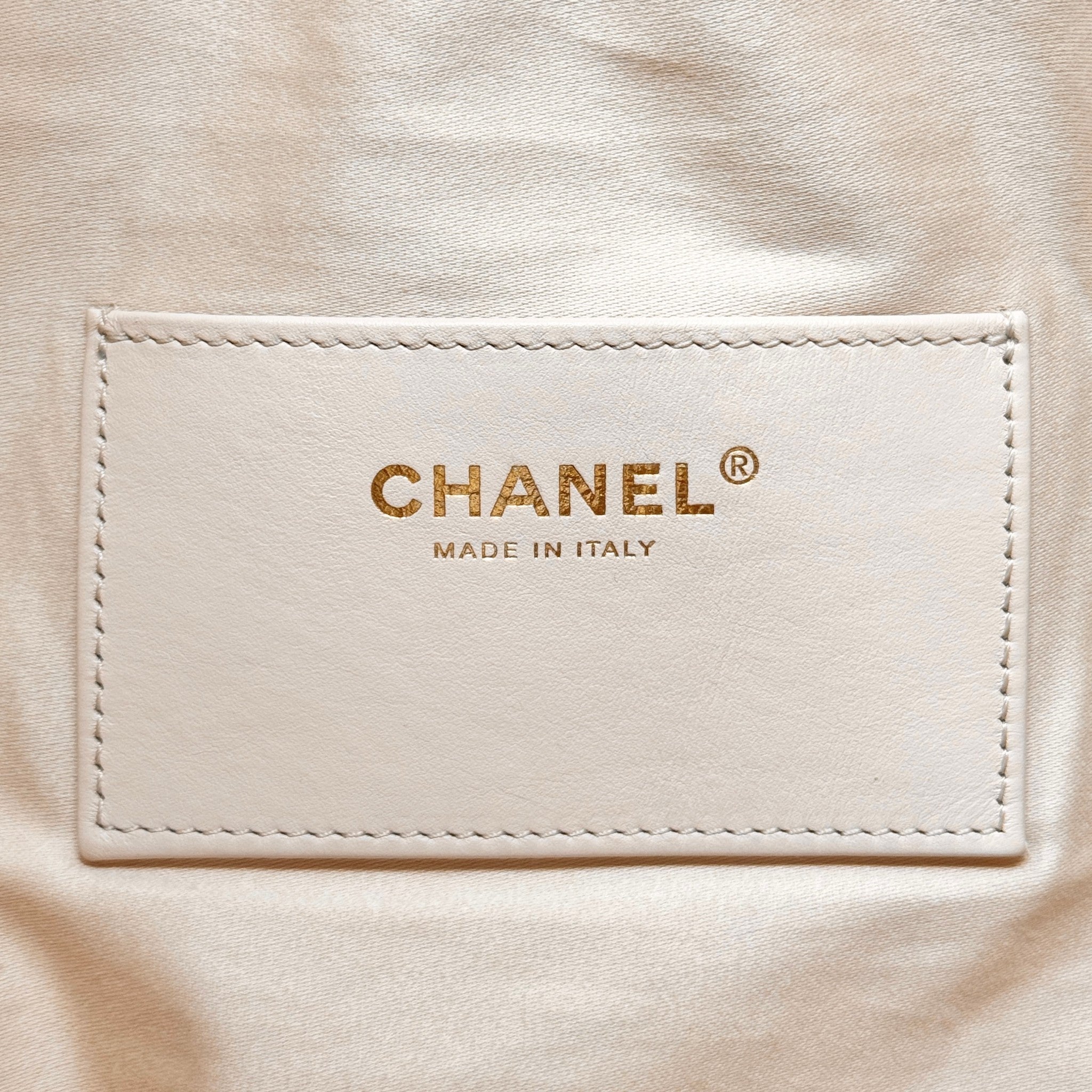 CHANEL White 25 Small Handbag