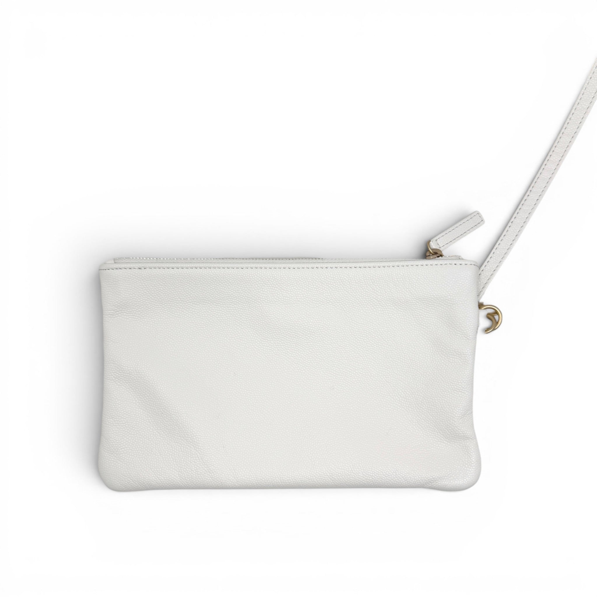 CHANEL White 25 Small Handbag